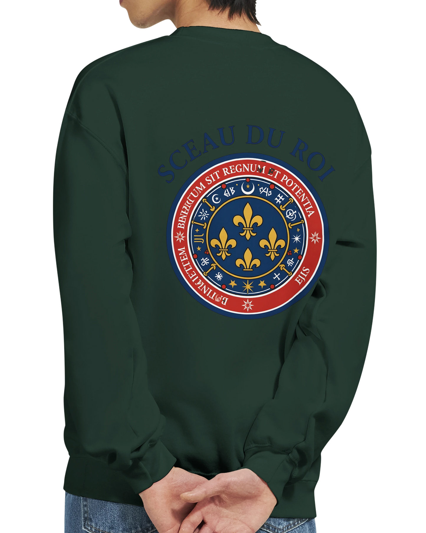 Sweat-shirt Homme Le Sceau du Roi - Coupe Classique Confortable