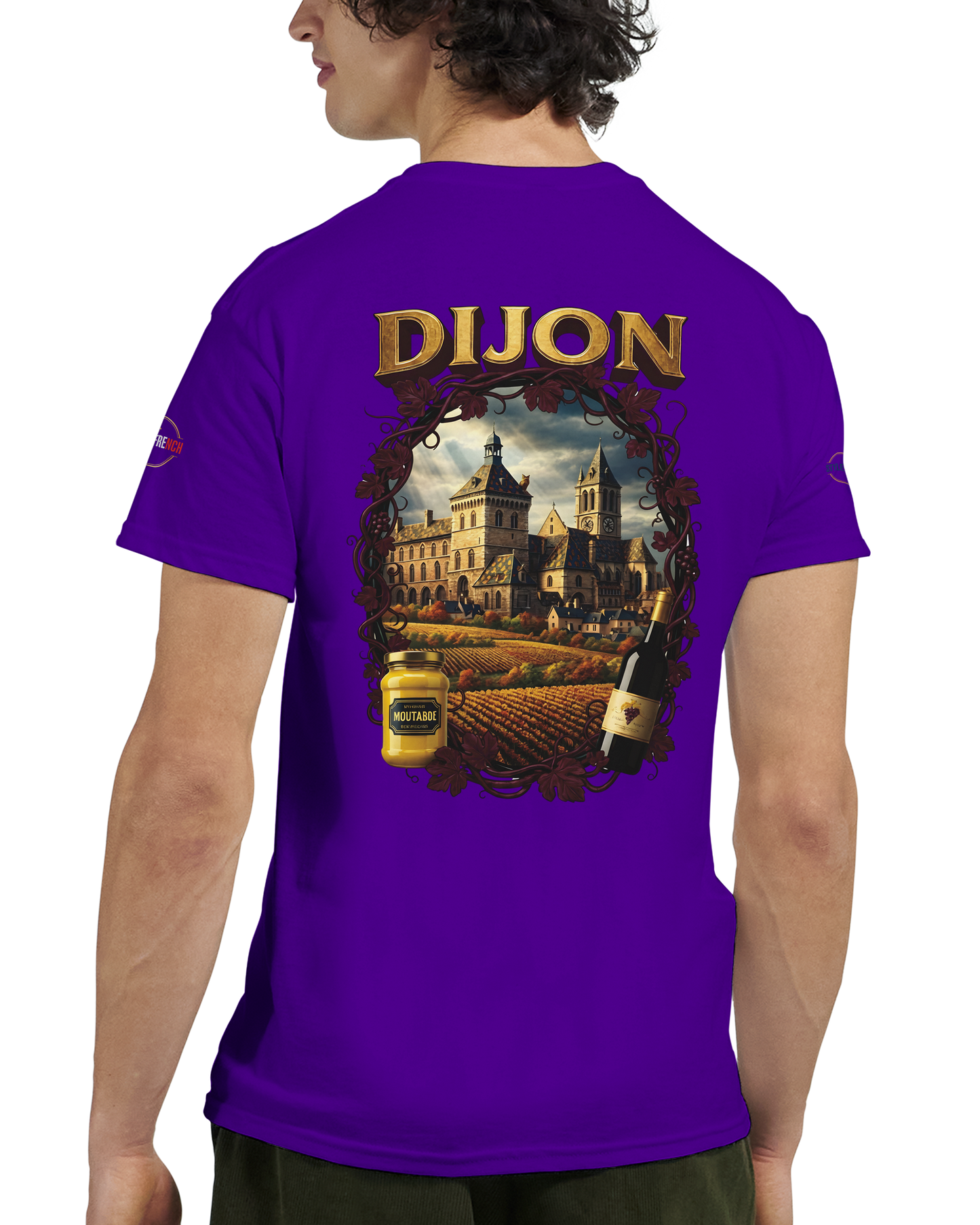 T-shirt Unisexe Dijon – Ville de France en Coton Premium
