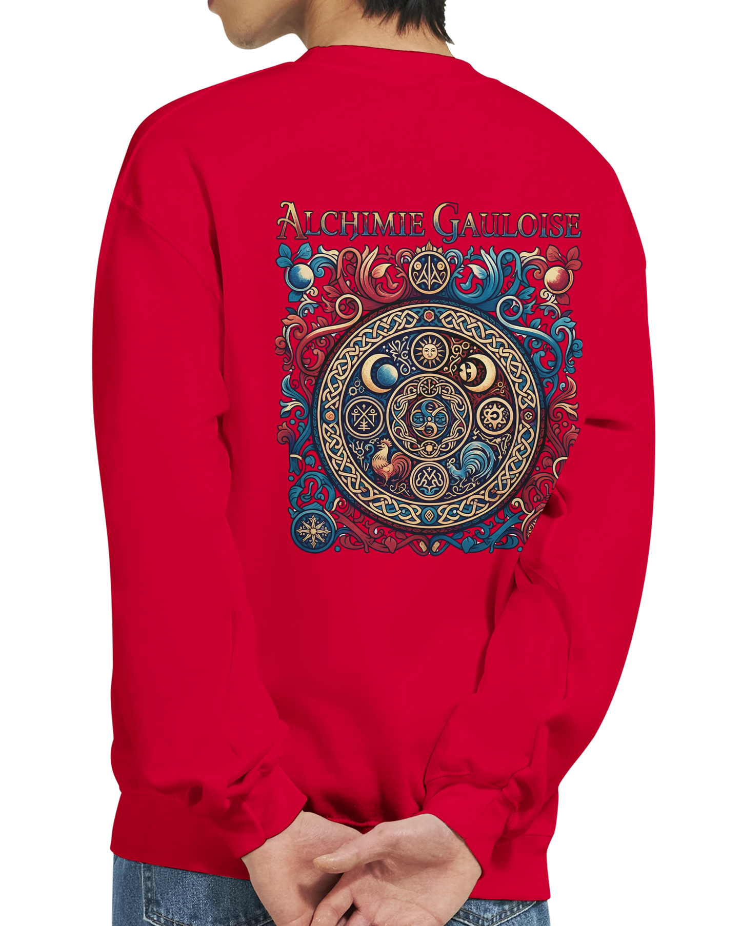 Sweat-shirt Homme Alchimie Gauloise – Coupe Classique Confortable