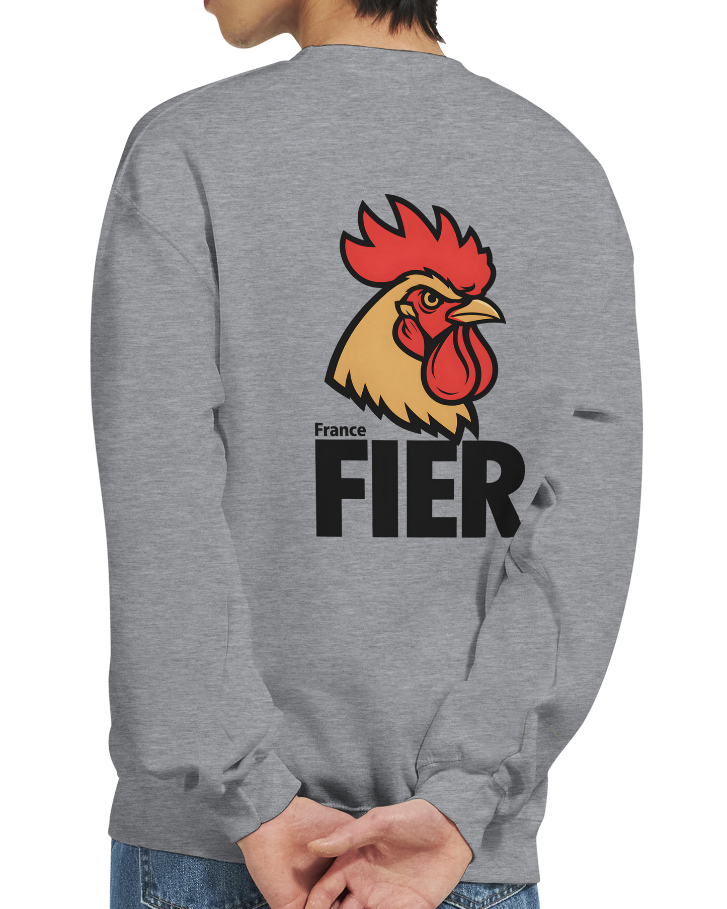 Sweat-shirt Homme France Fier - Coupe Classique et Confort Premium