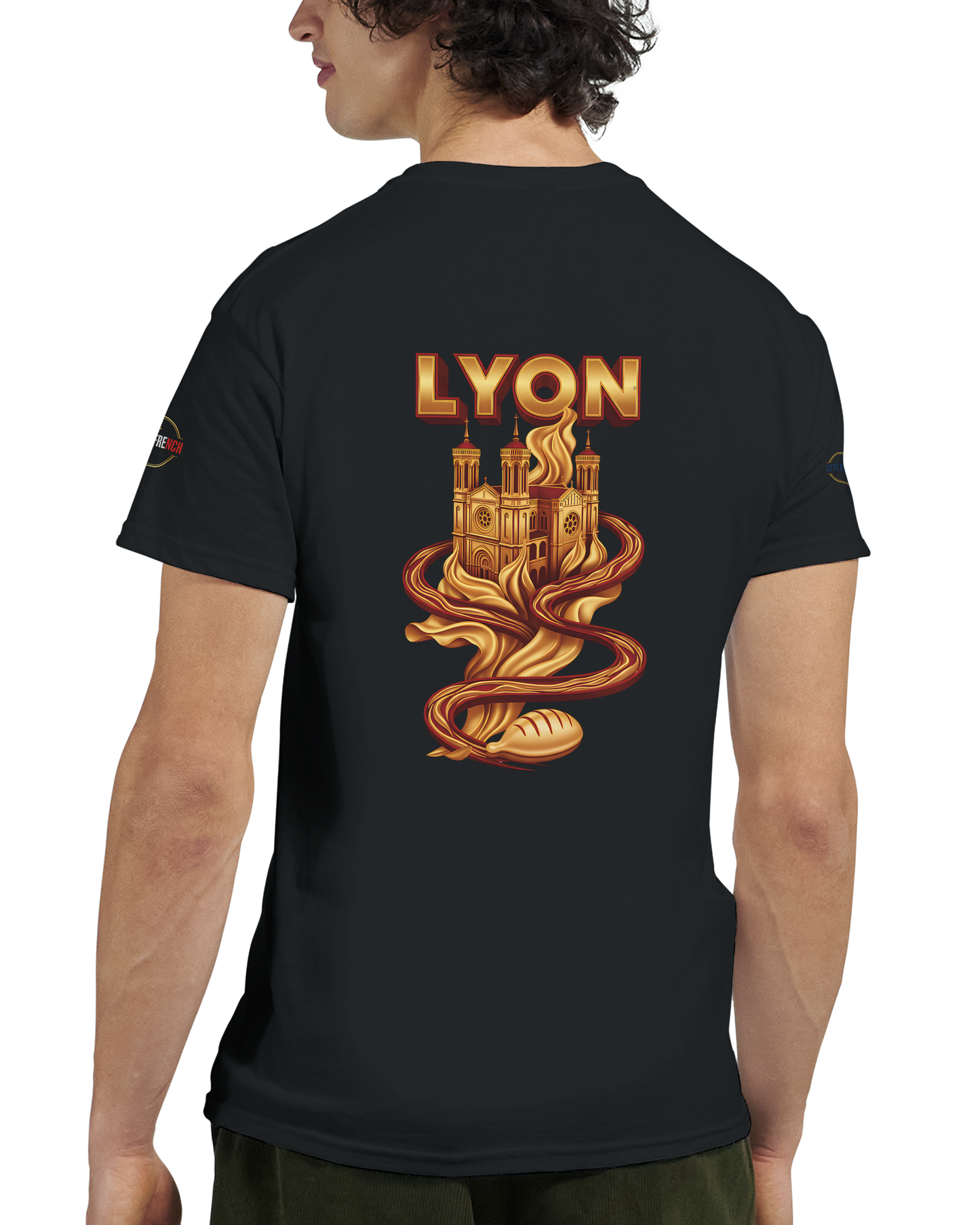 T-Shirt Unisexe Lyon - Design Ville de France - 100% Coton