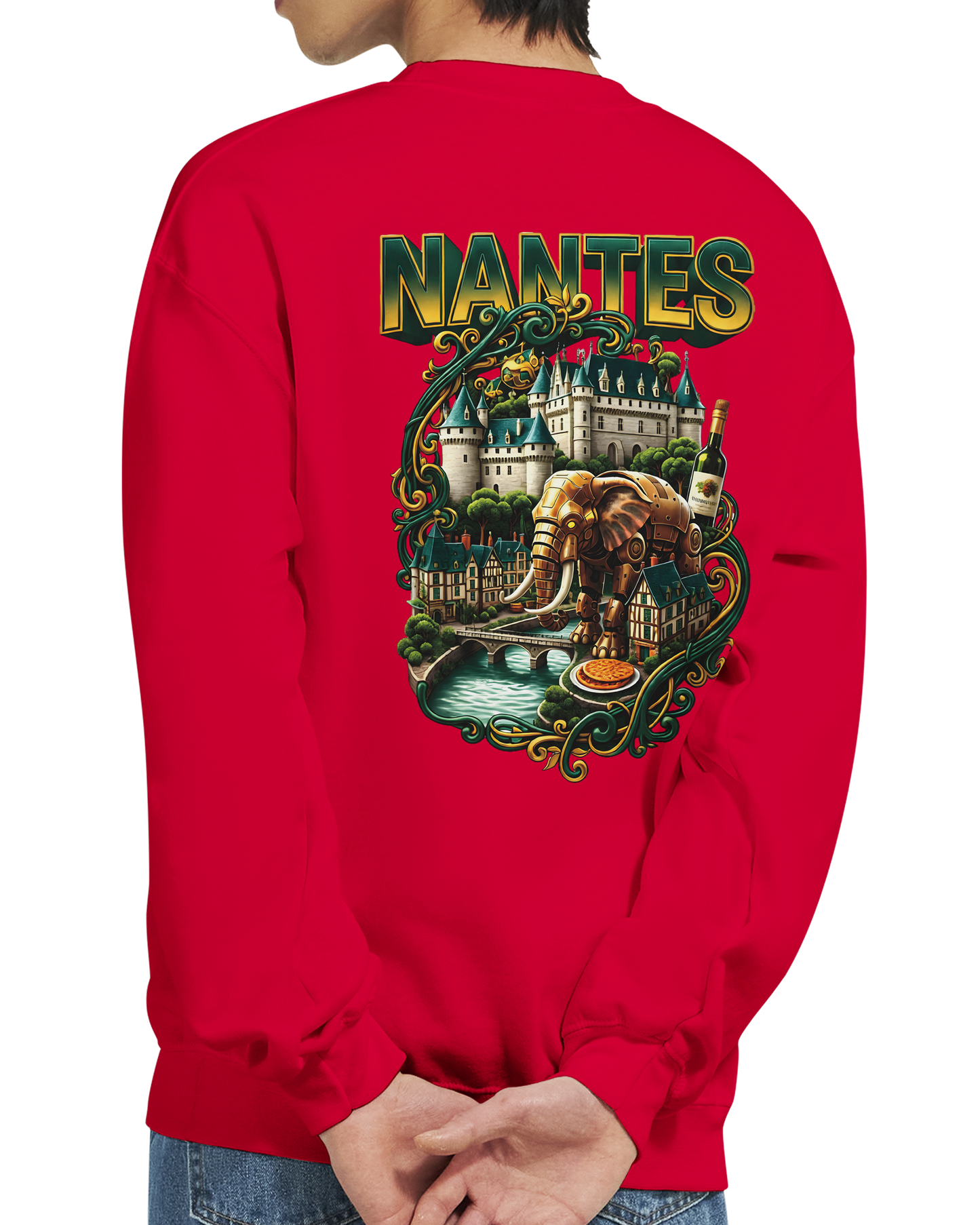 Sweat-shirt unisexe Nantes – Confort premium et style décontracté
