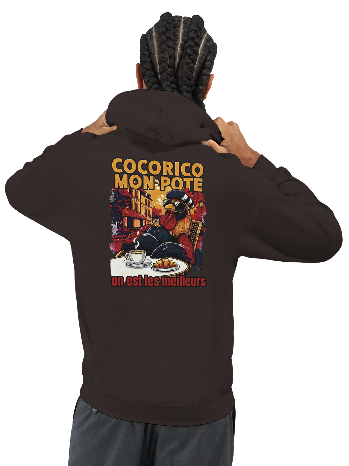 Sweat à Capuche homme on est les meilleurs