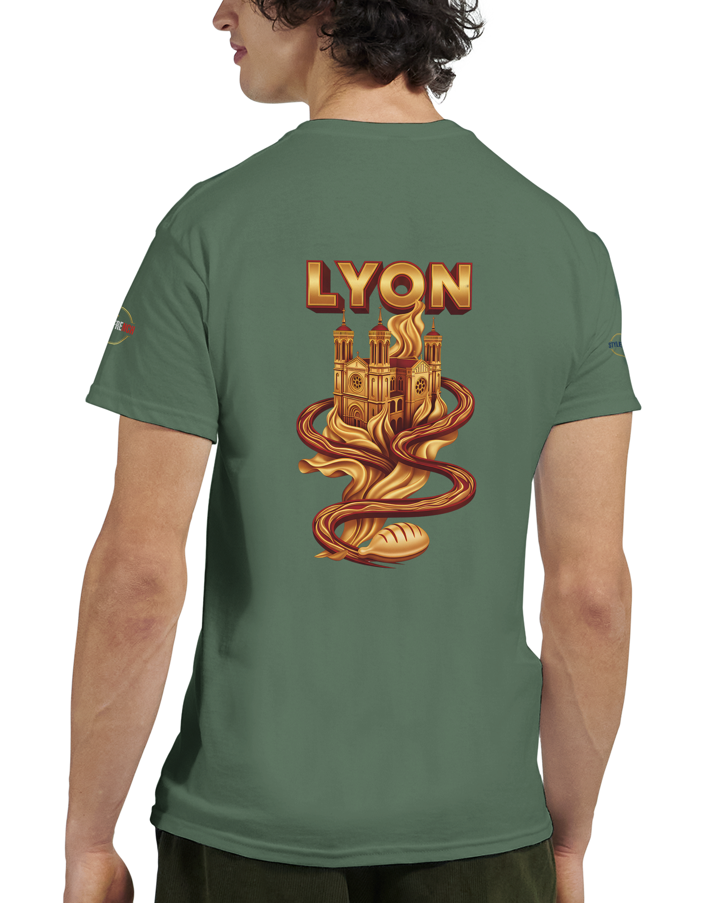 T-Shirt Unisexe Lyon - Design Ville de France - 100% Coton