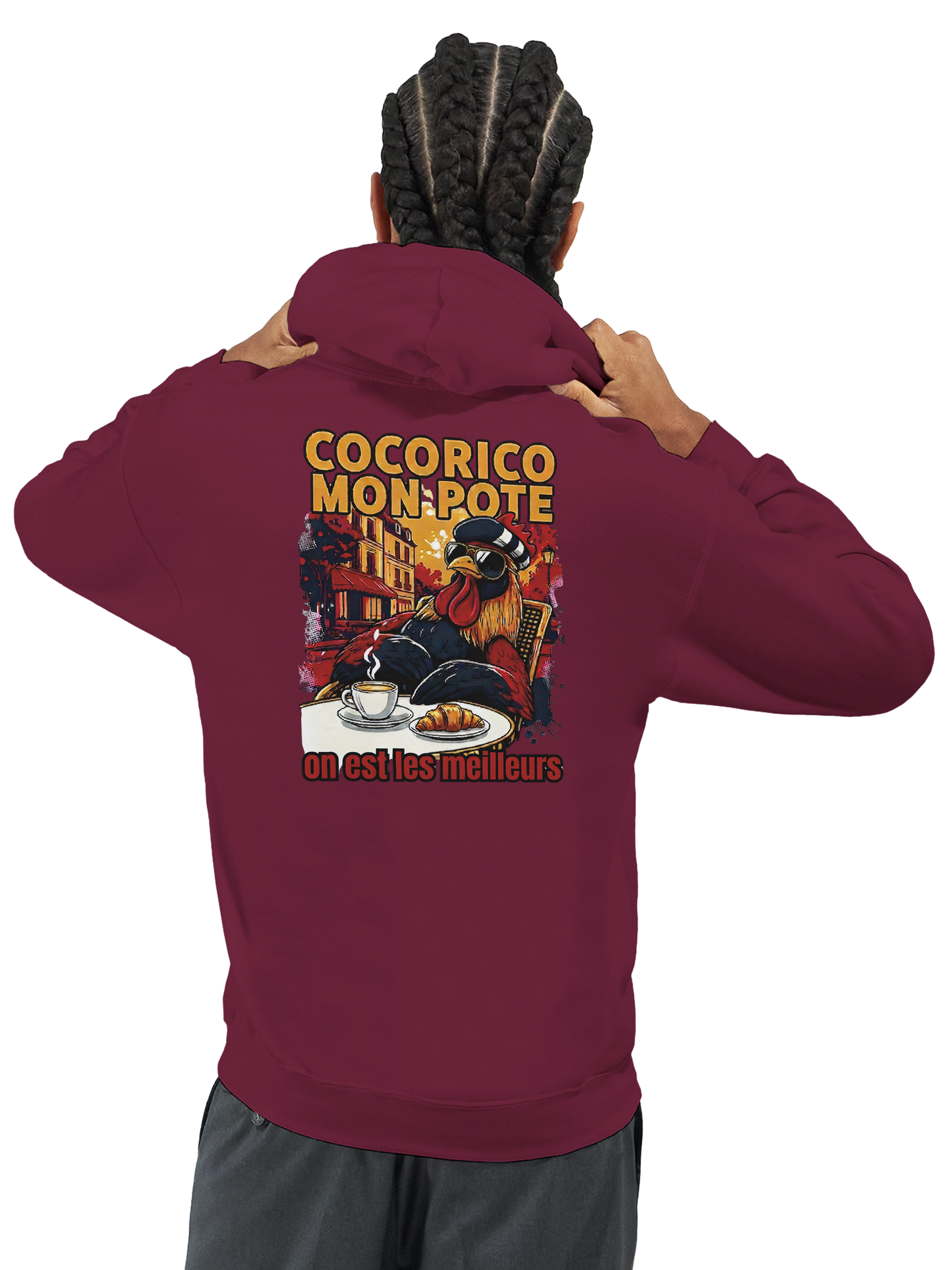 Sweat à Capuche homme on est les meilleurs