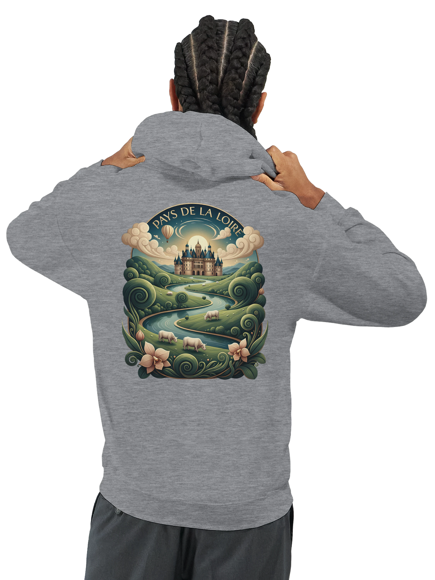 Sweat à capuche unisexe Pays de la Loire - Confort Premium
