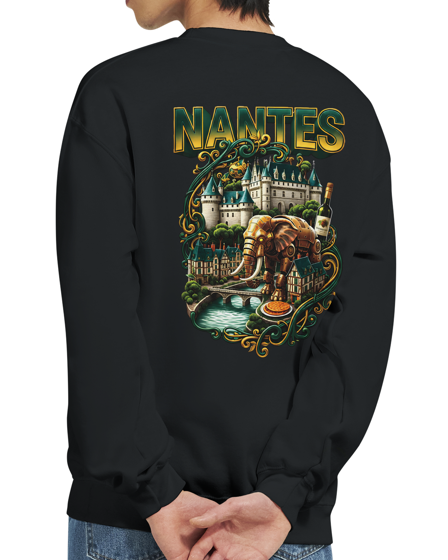 Sweat-shirt unisexe Nantes – Confort premium et style décontracté