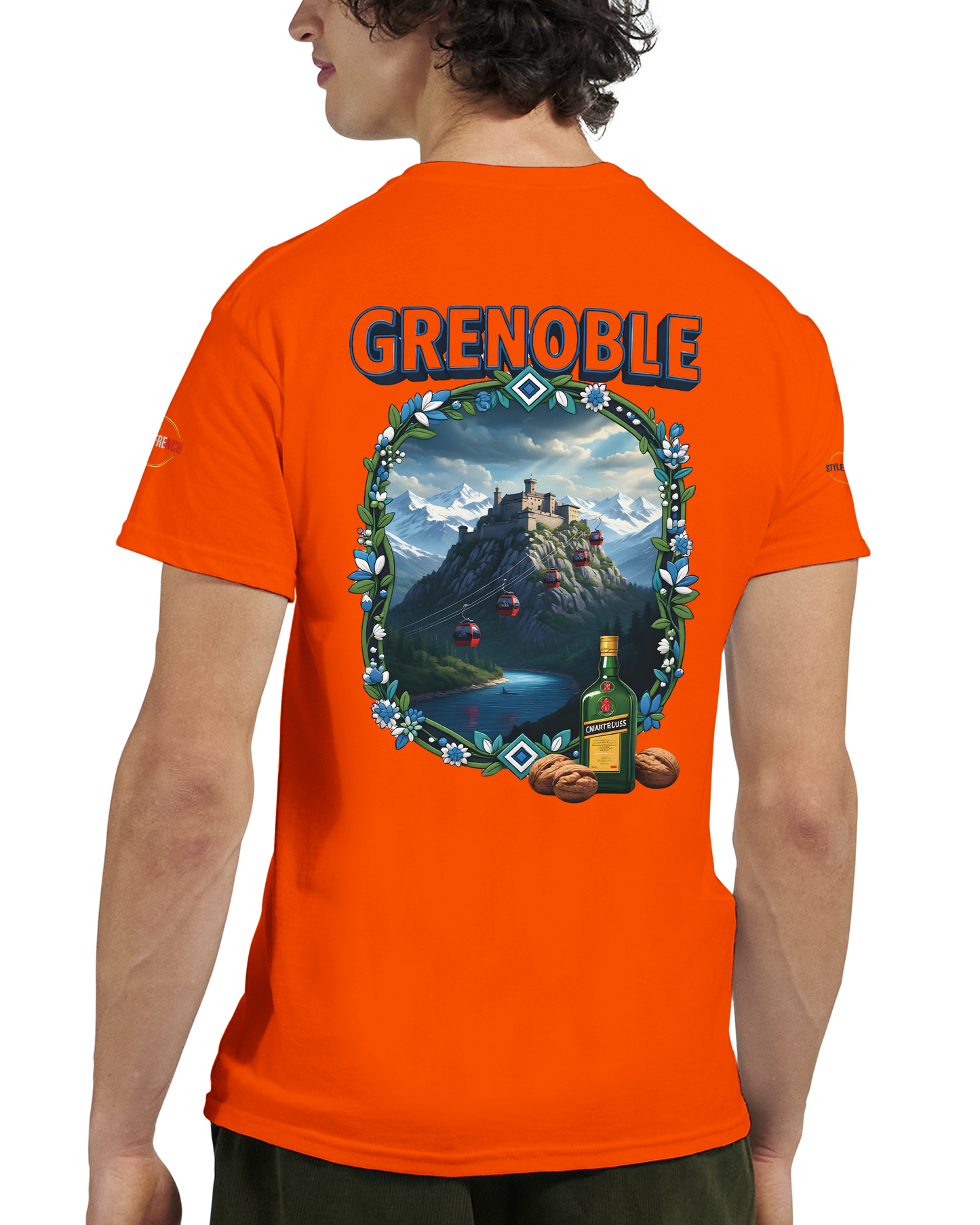 T-shirt Unisexe Grenoble - Ville de France - Coton Premium