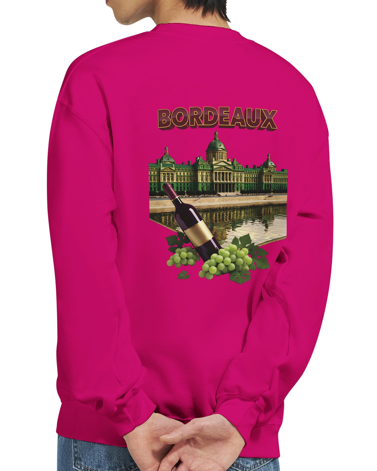 Sweat-shirt Unisexe Bordeaux Ville de France – Classique et Confortable