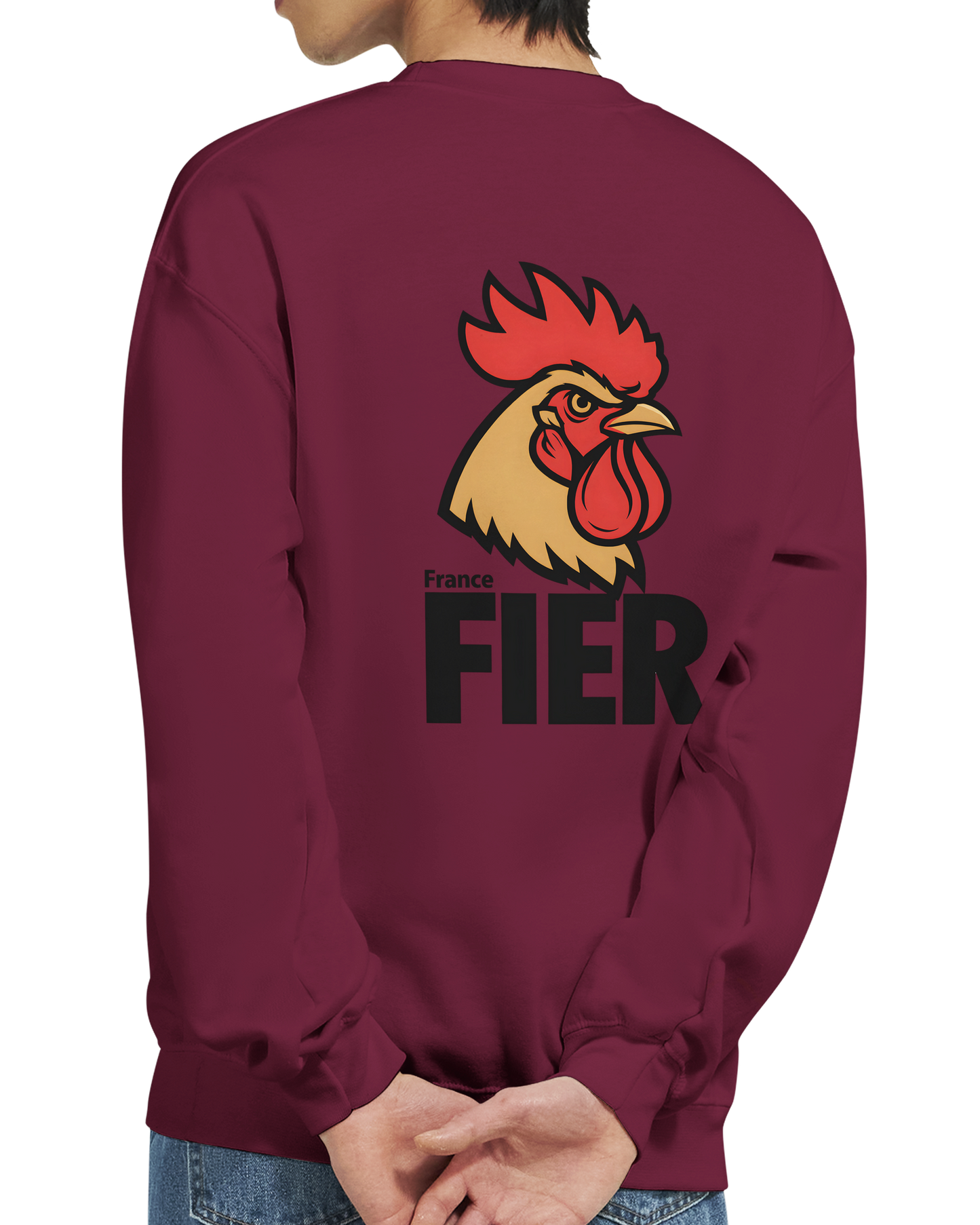 Sweat-shirt Homme France Fier - Coupe Classique et Confort Premium