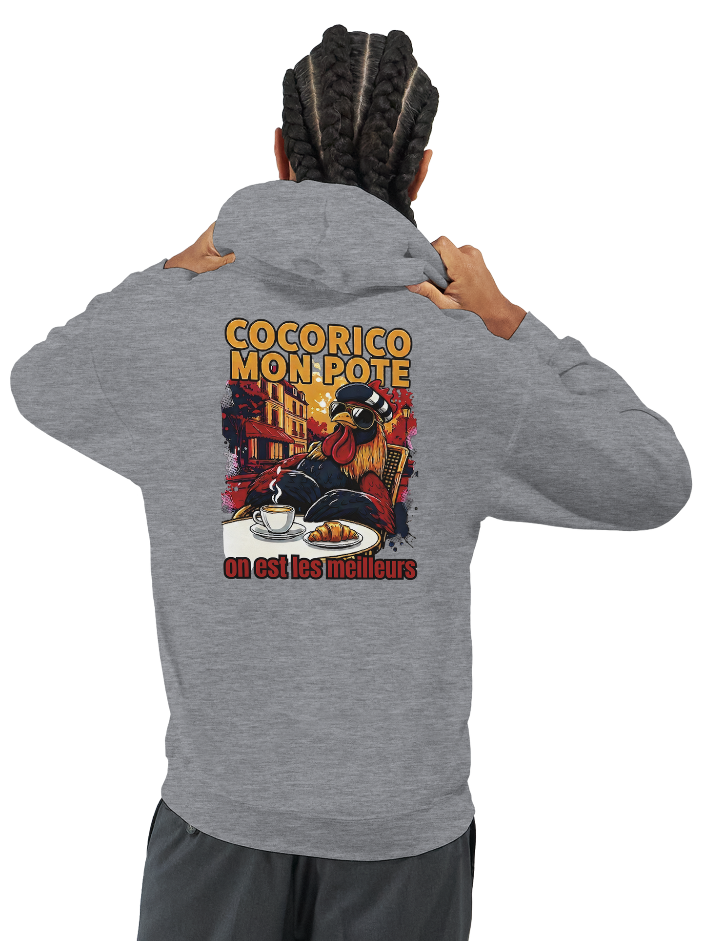 Sweat à Capuche homme on est les meilleurs
