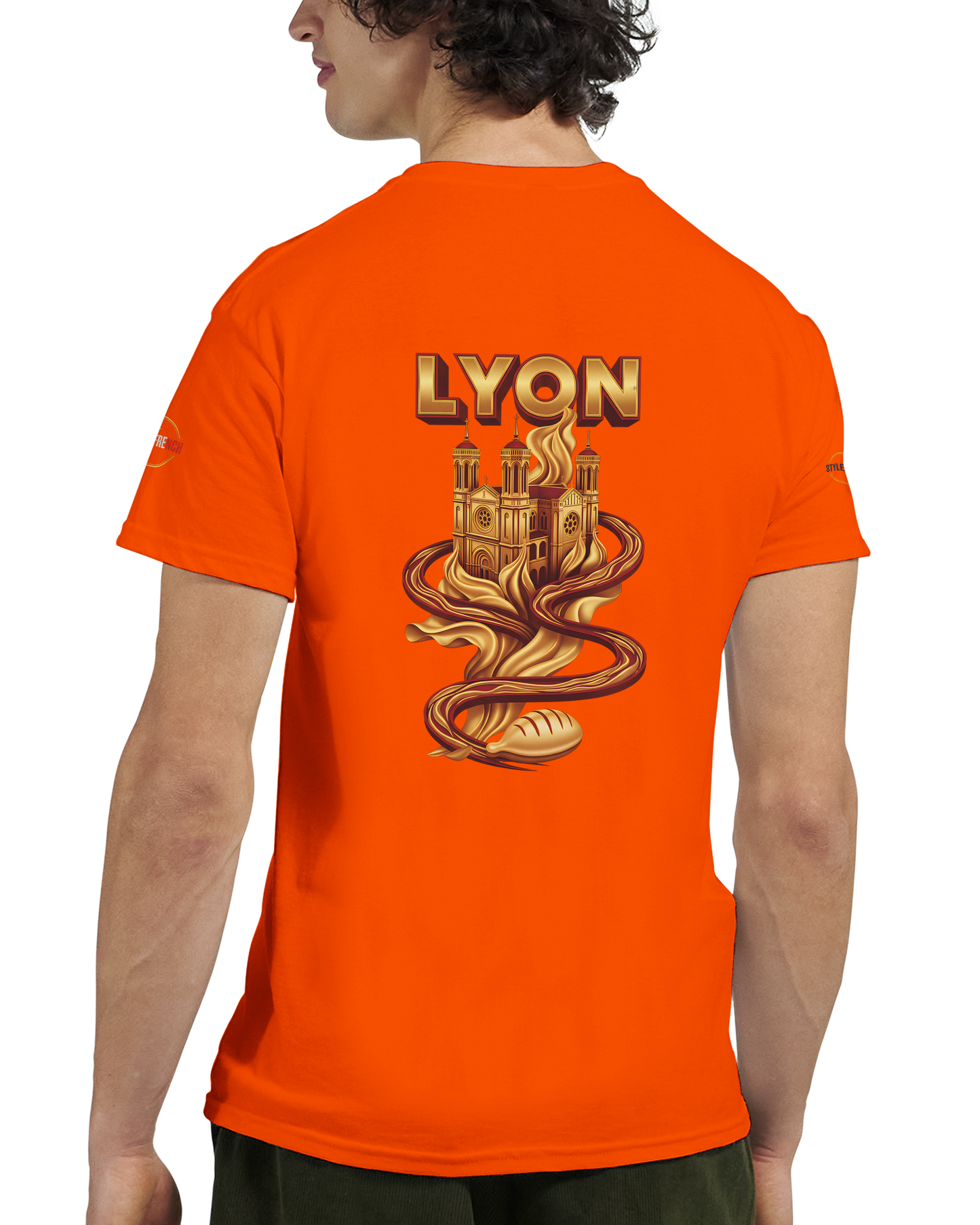 T-Shirt Unisexe Lyon - Design Ville de France - 100% Coton