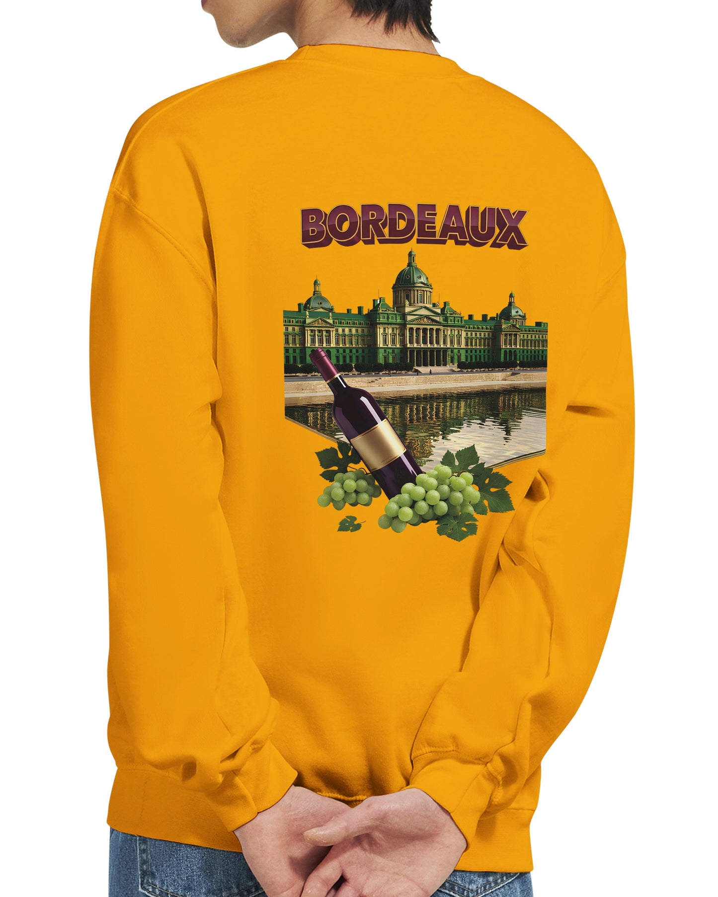 Sweat-shirt Unisexe Bordeaux Ville de France – Classique et Confortable