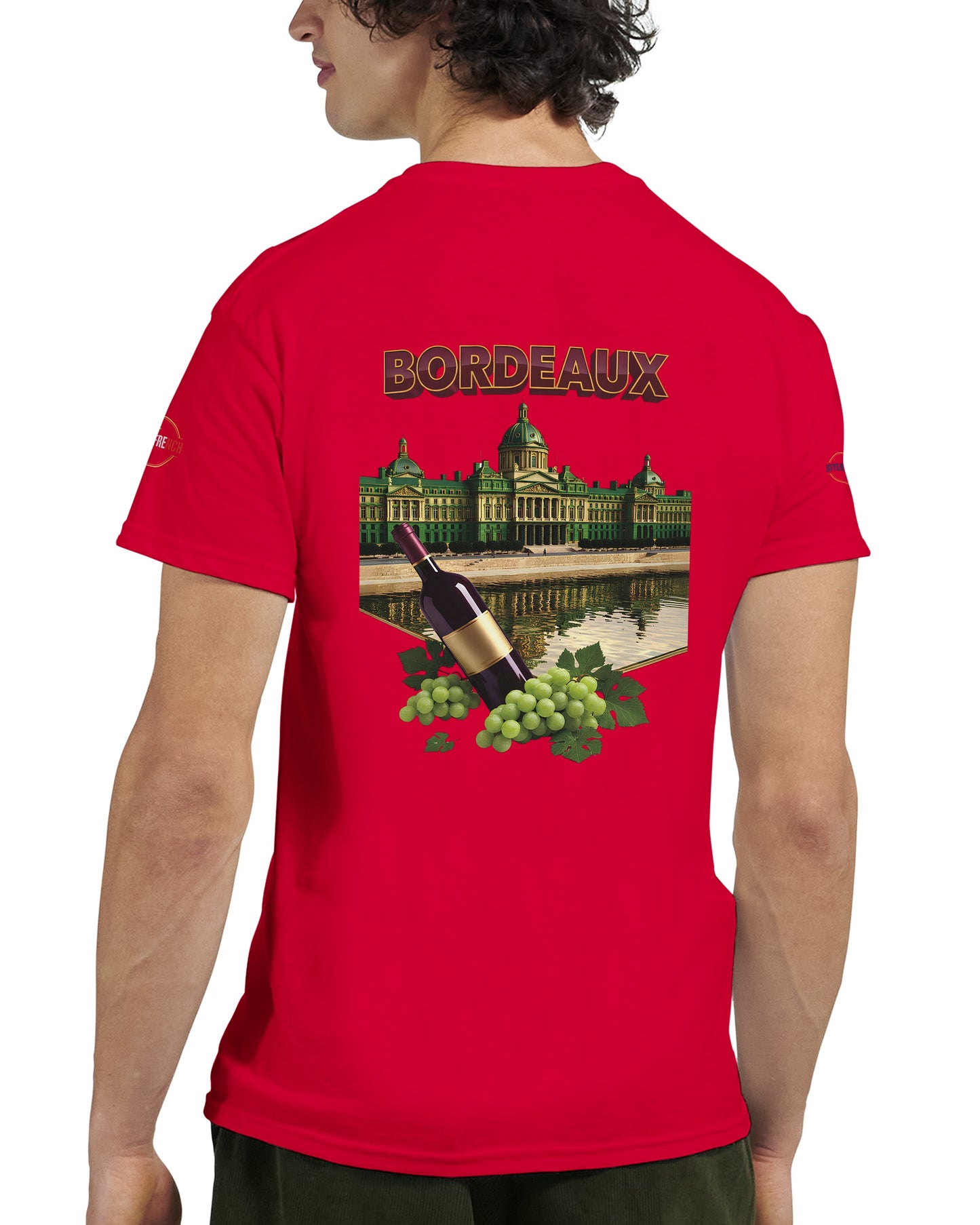 T-shirt Unisexe Bordeaux Ville de France – Coton Épais Premium