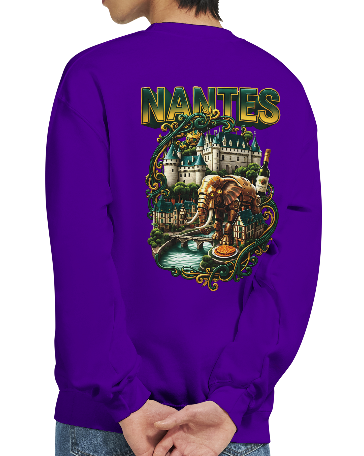 Sweat-shirt unisexe Nantes – Confort premium et style décontracté