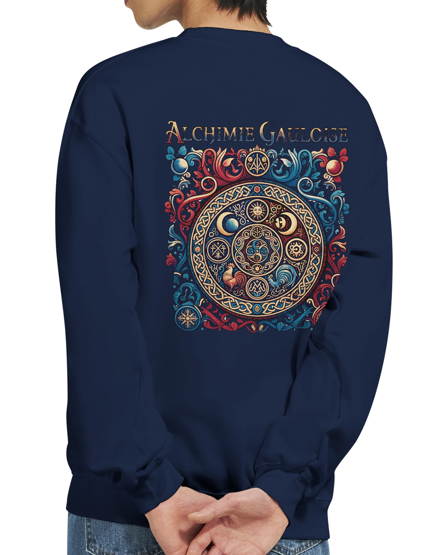Sweat-shirt Homme Alchimie Gauloise – Coupe Classique Confortable