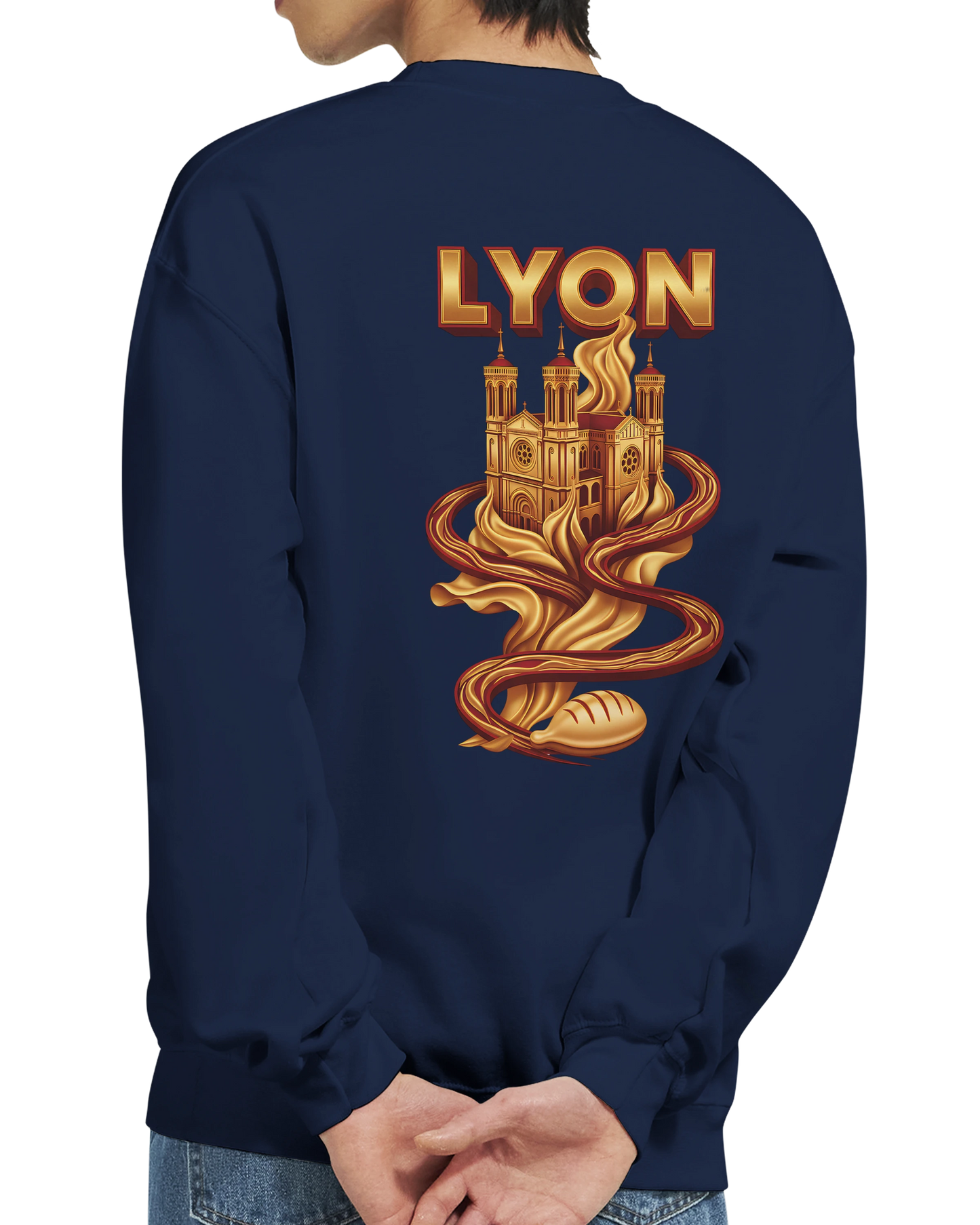 Sweat-shirt Unisexe Lyon – Confort Premium et Style Classique