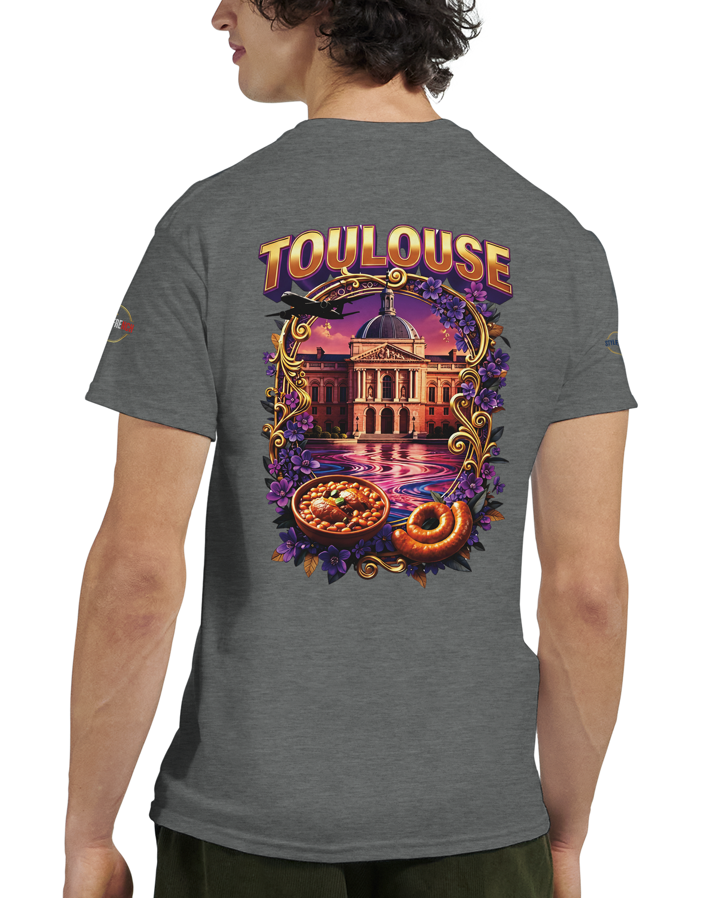 T-Shirt Unisexe Toulouse France – T-Shirt en Coton Premium à Coupe Classique