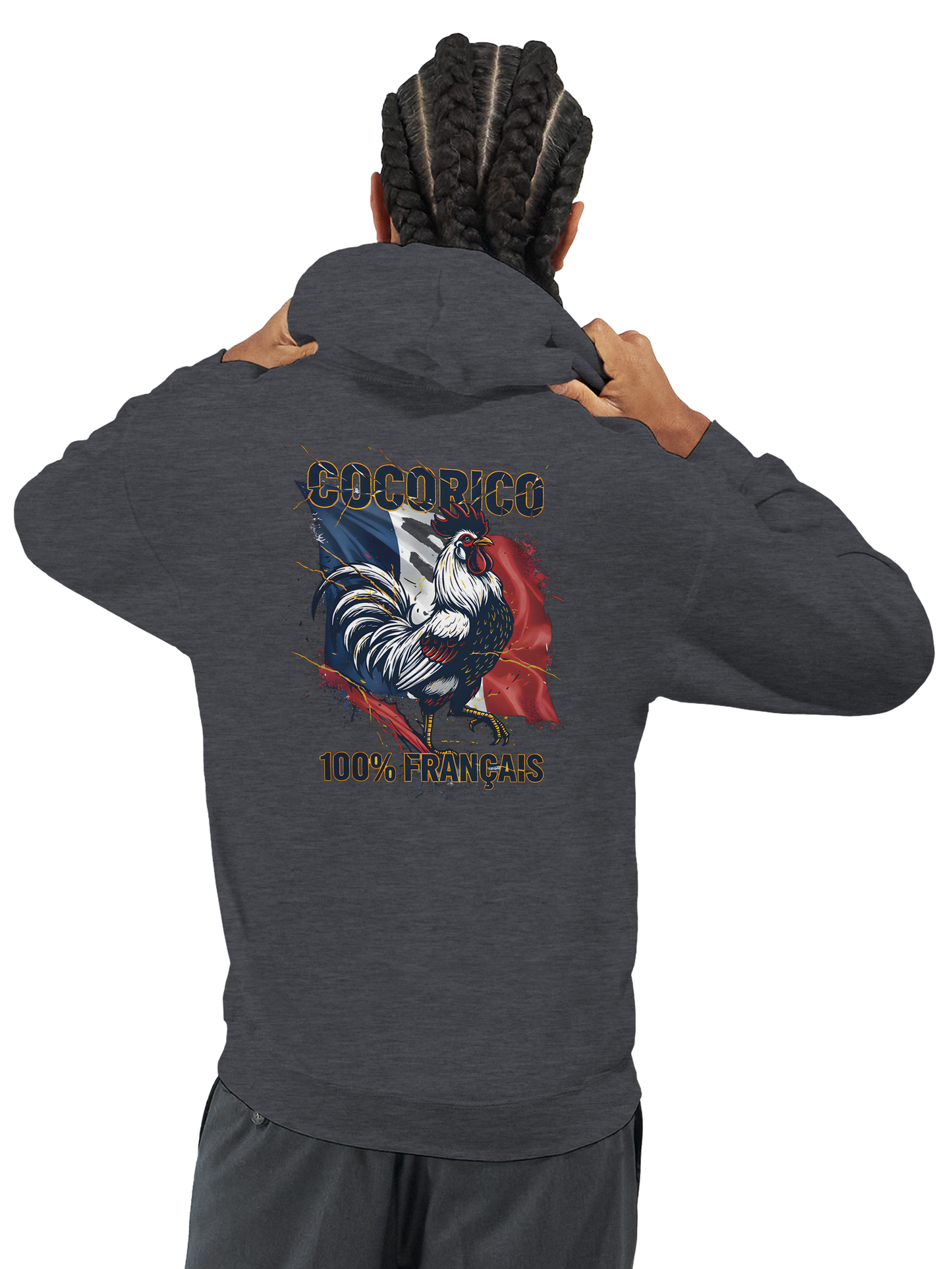 Sweat à Capuche Homme Cocorico – Confort et Style Français