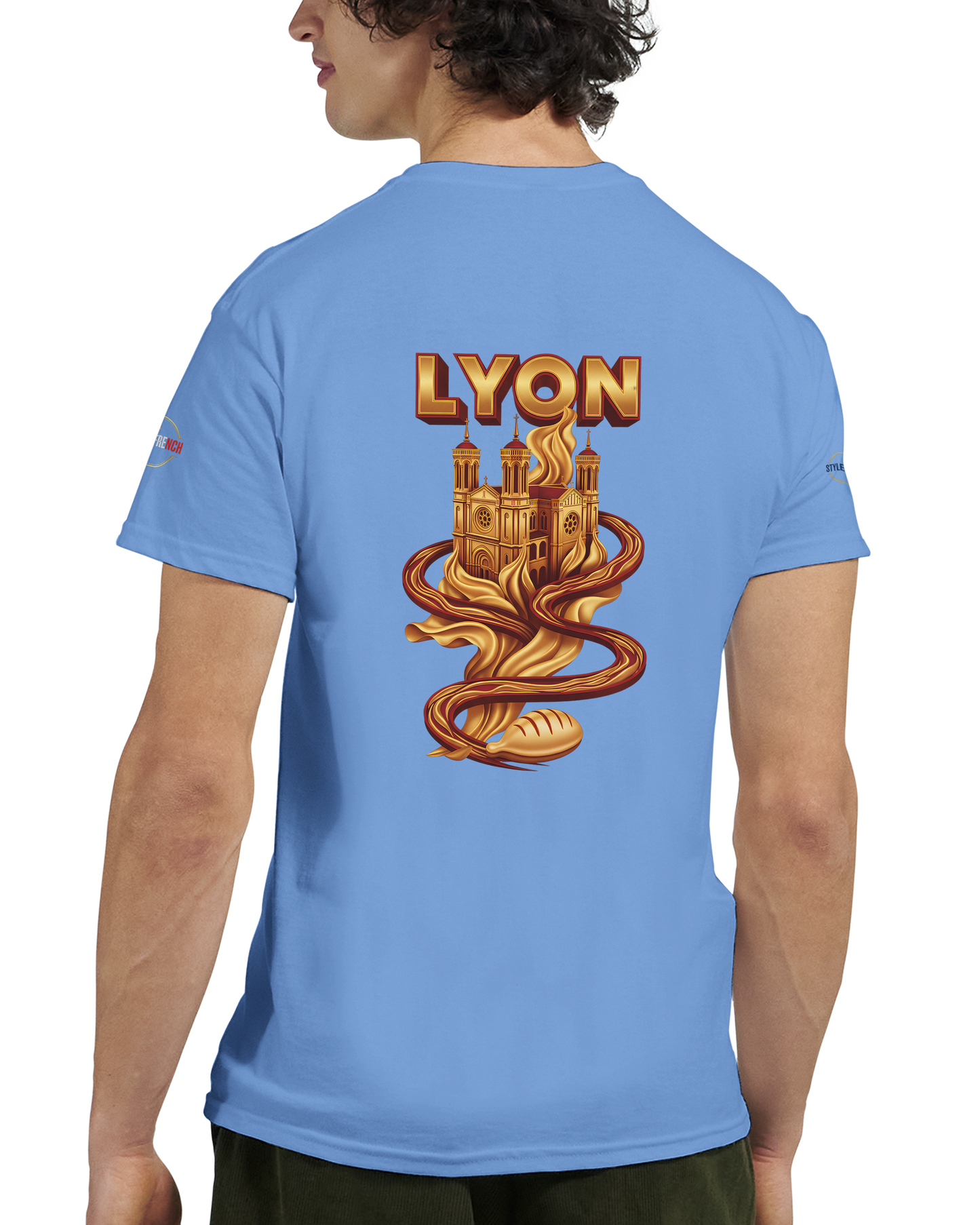 T-Shirt Unisexe Lyon - Design Ville de France - 100% Coton