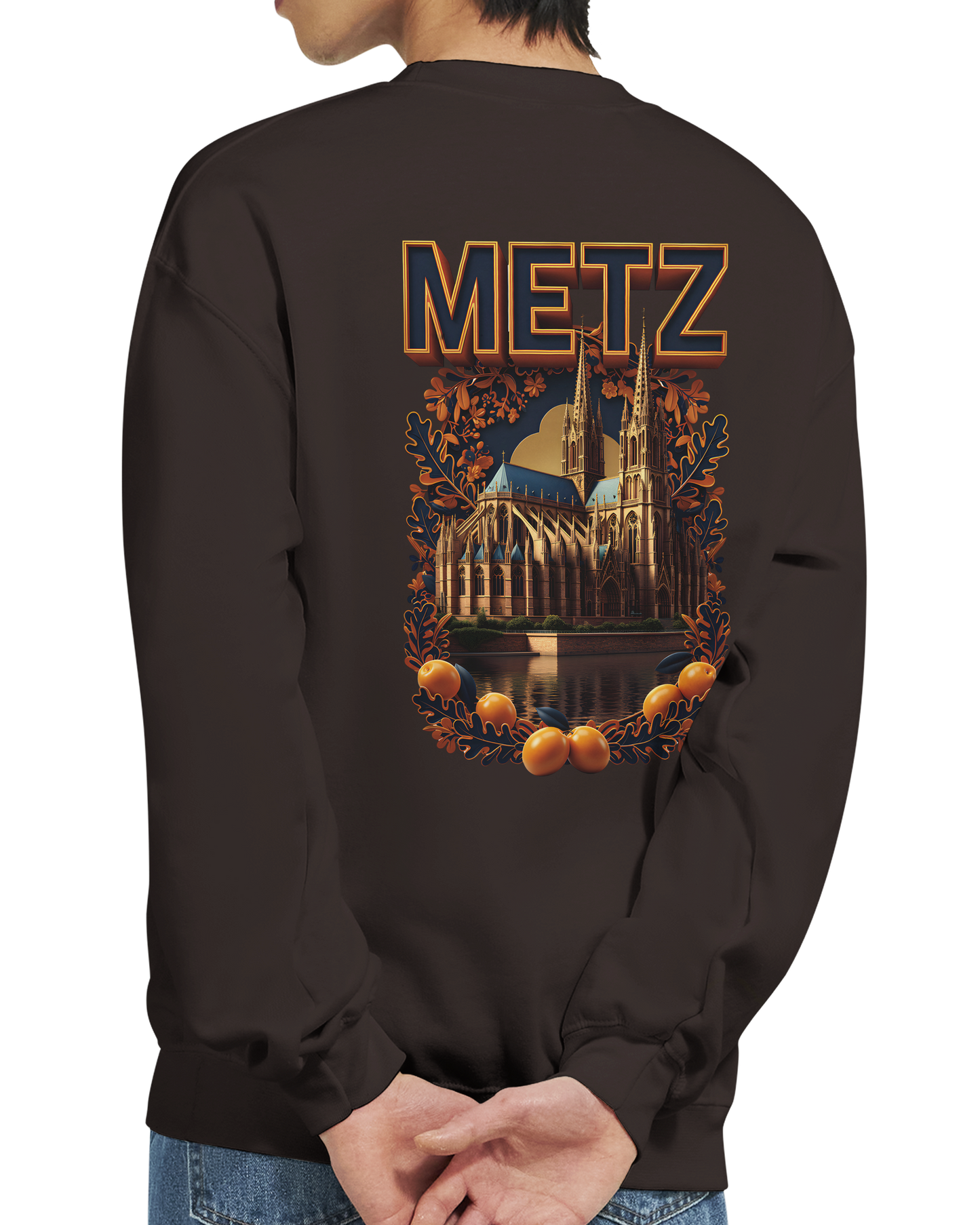 Sweat-shirt unisexe Metz – Coupe classique et confort premium