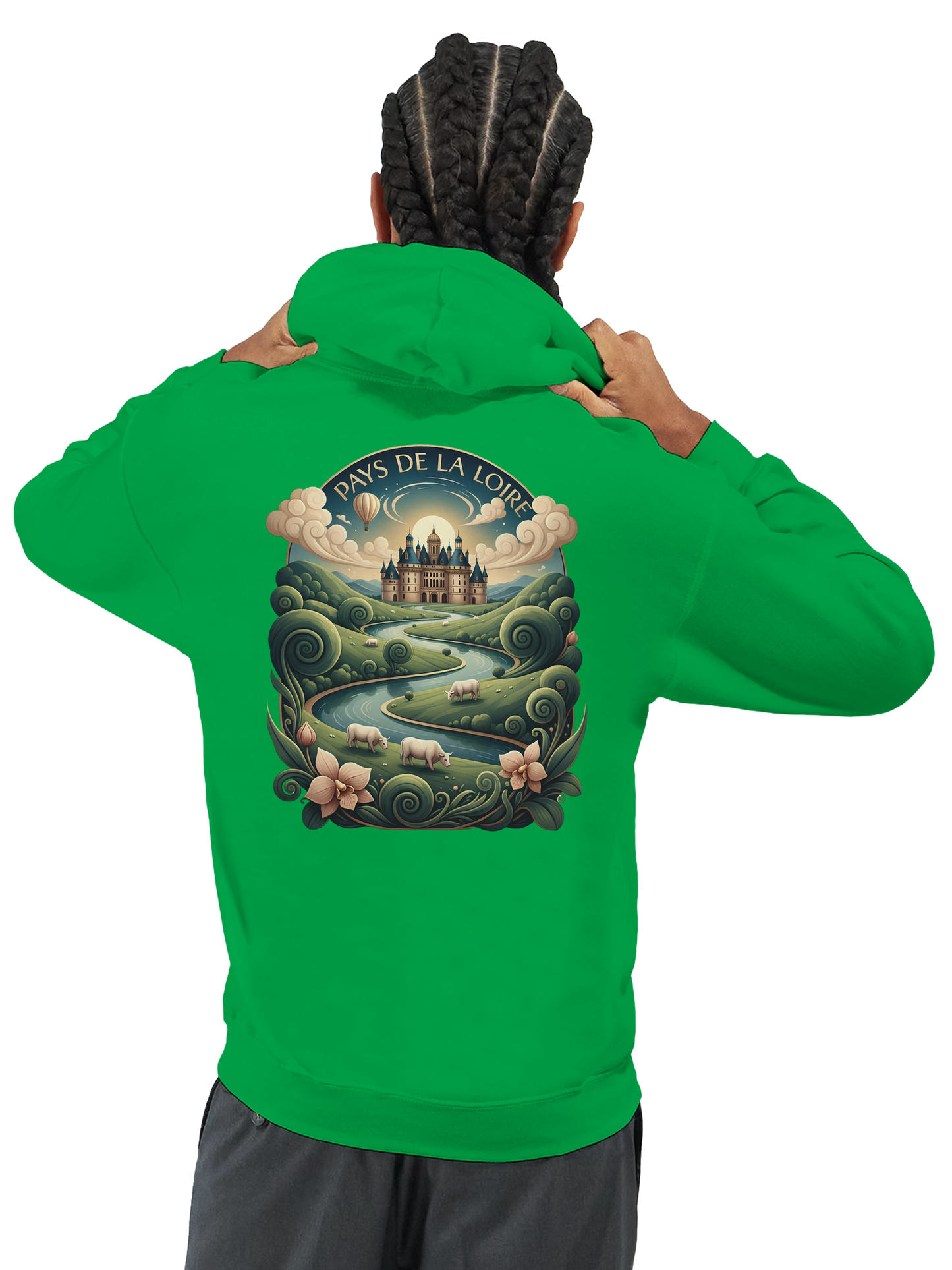 Sweat à capuche unisexe Pays de la Loire - Confort Premium