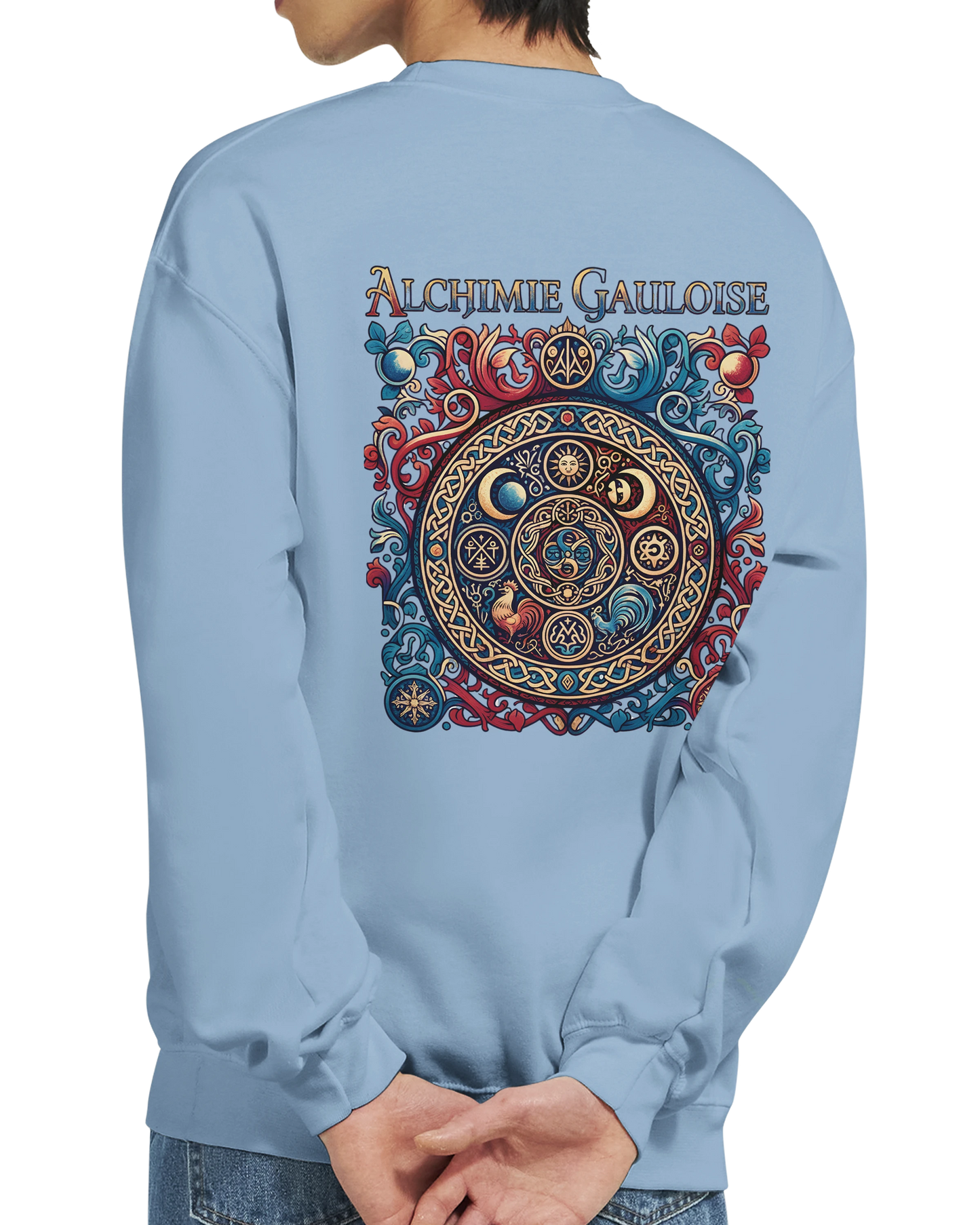 Sweat-shirt Homme Alchimie Gauloise – Coupe Classique Confortable