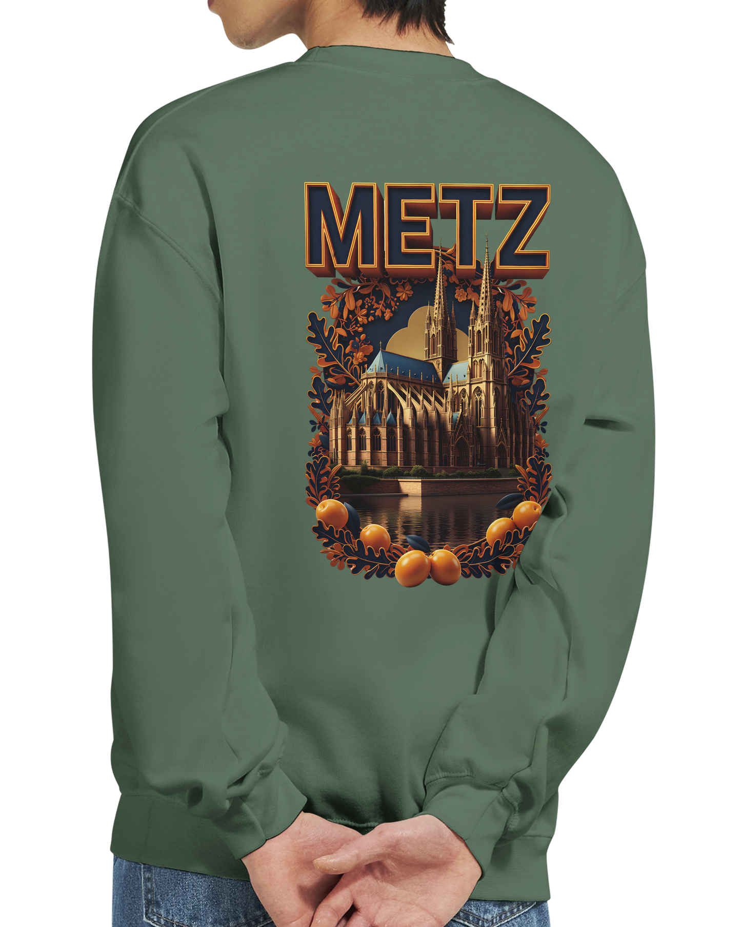 Sweat-shirt unisexe Metz – Coupe classique et confort premium