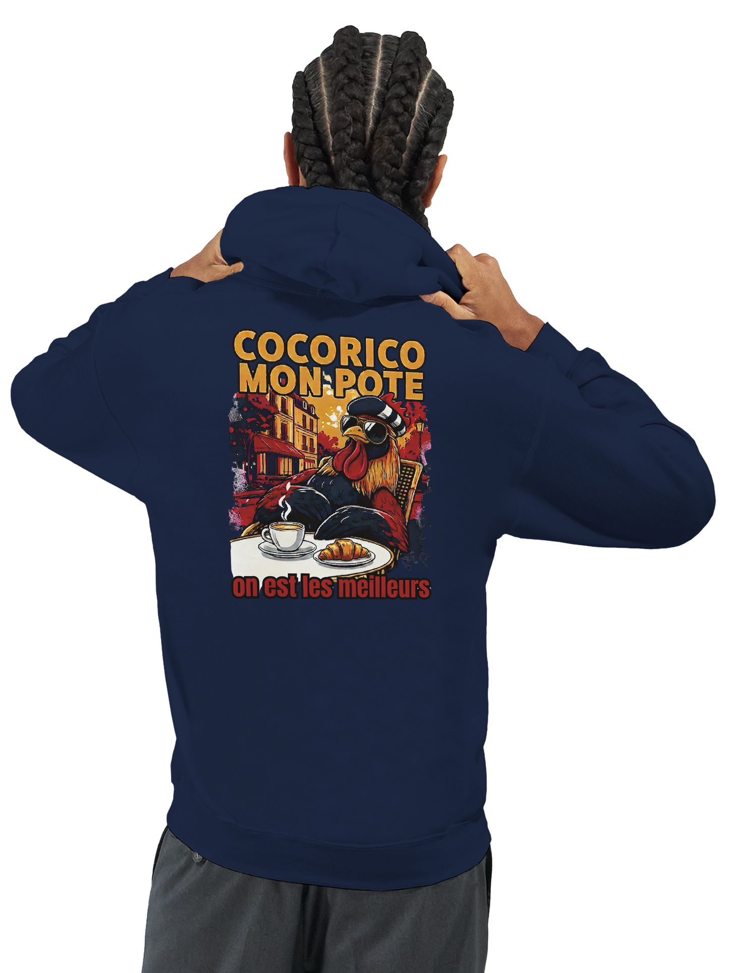 Sweat à Capuche homme on est les meilleurs
