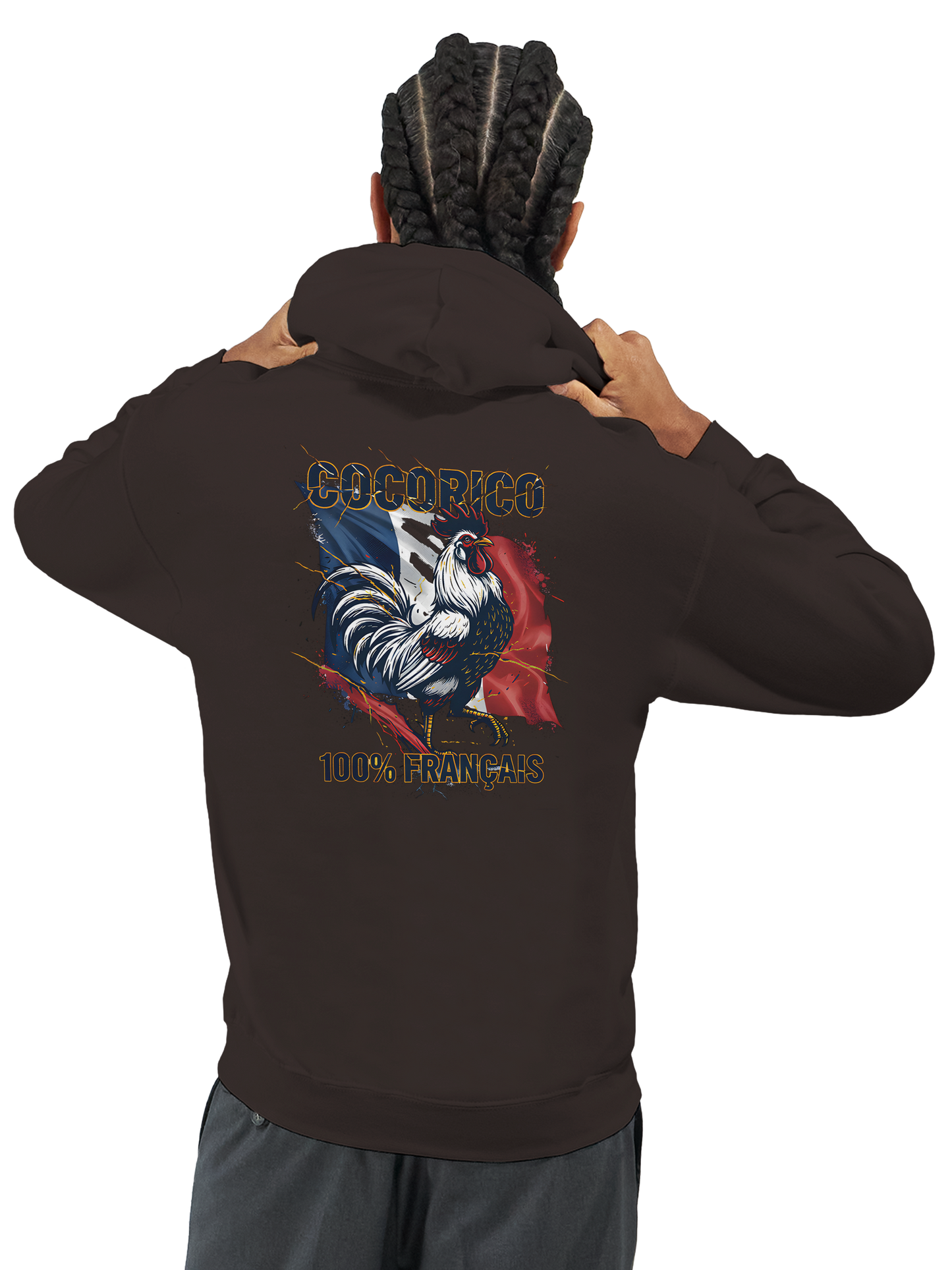Sweat à Capuche Homme Cocorico – Confort et Style Français