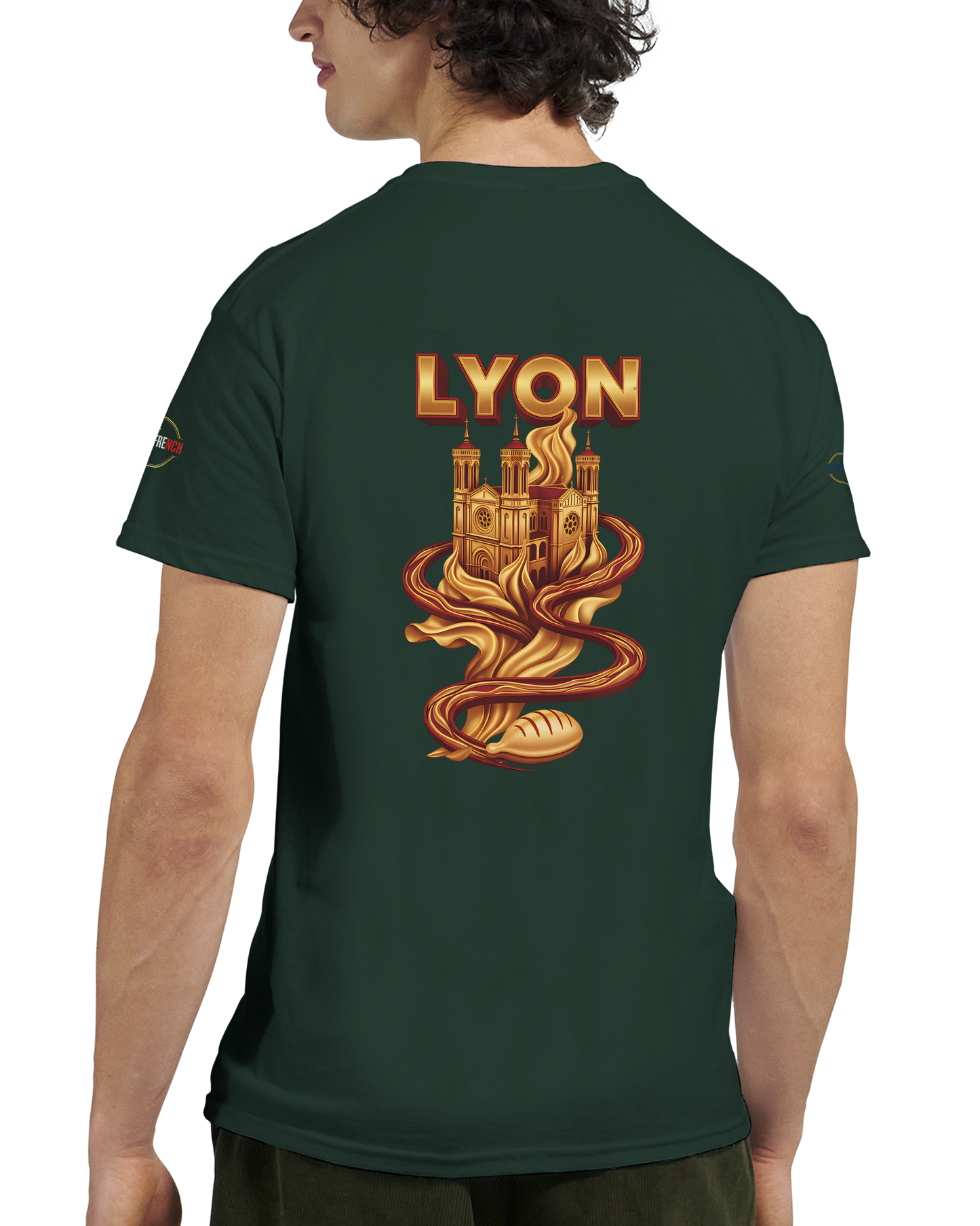 T-Shirt Unisexe Lyon - Design Ville de France - 100% Coton