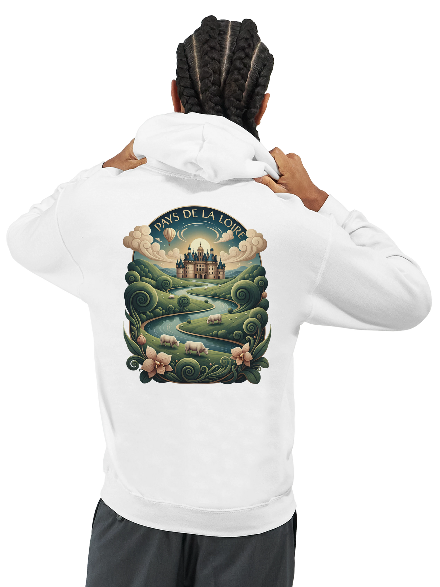 Sweat à capuche unisexe Pays de la Loire - Confort Premium