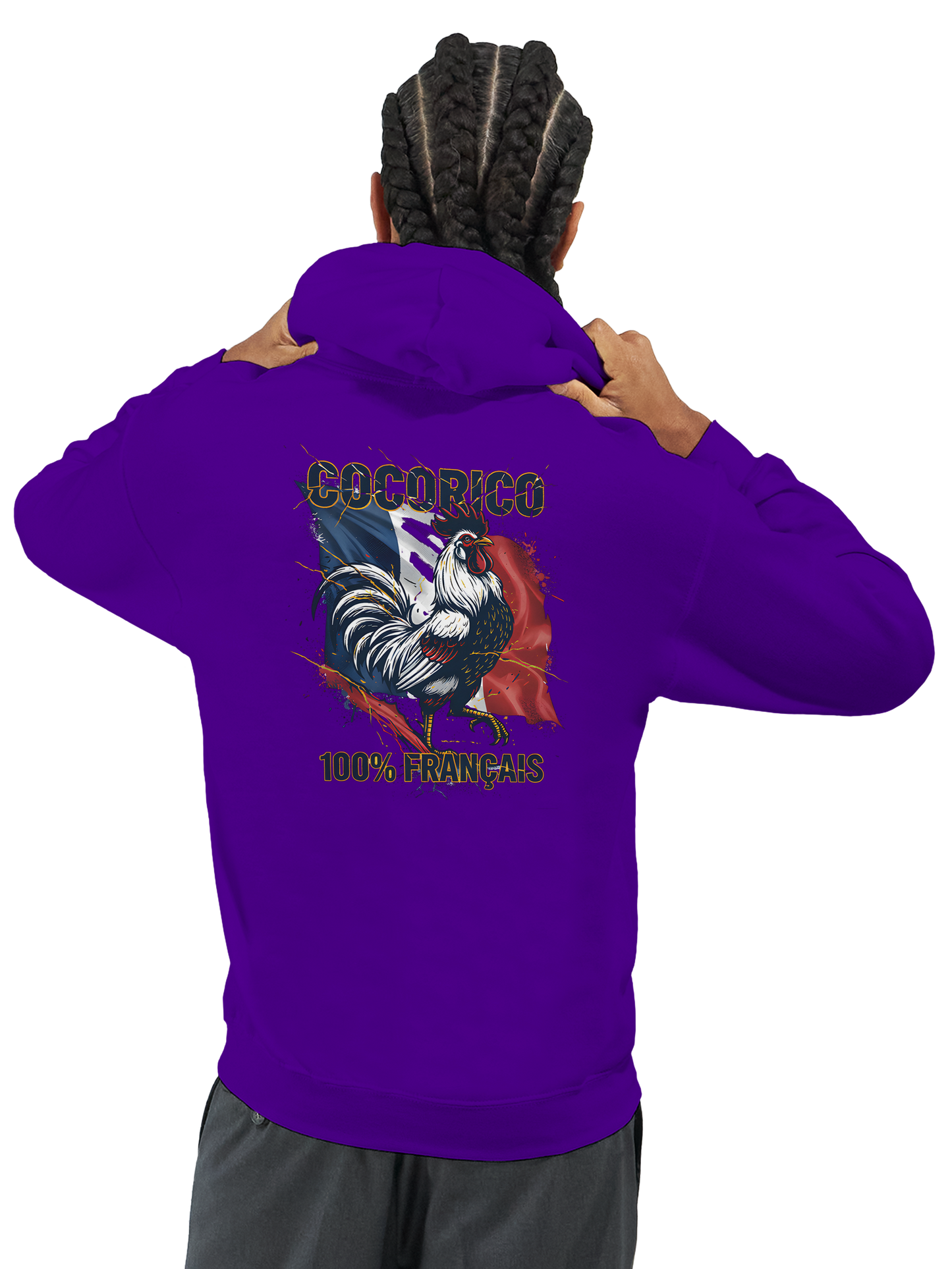 Sweat à Capuche Homme Cocorico – Confort et Style Français