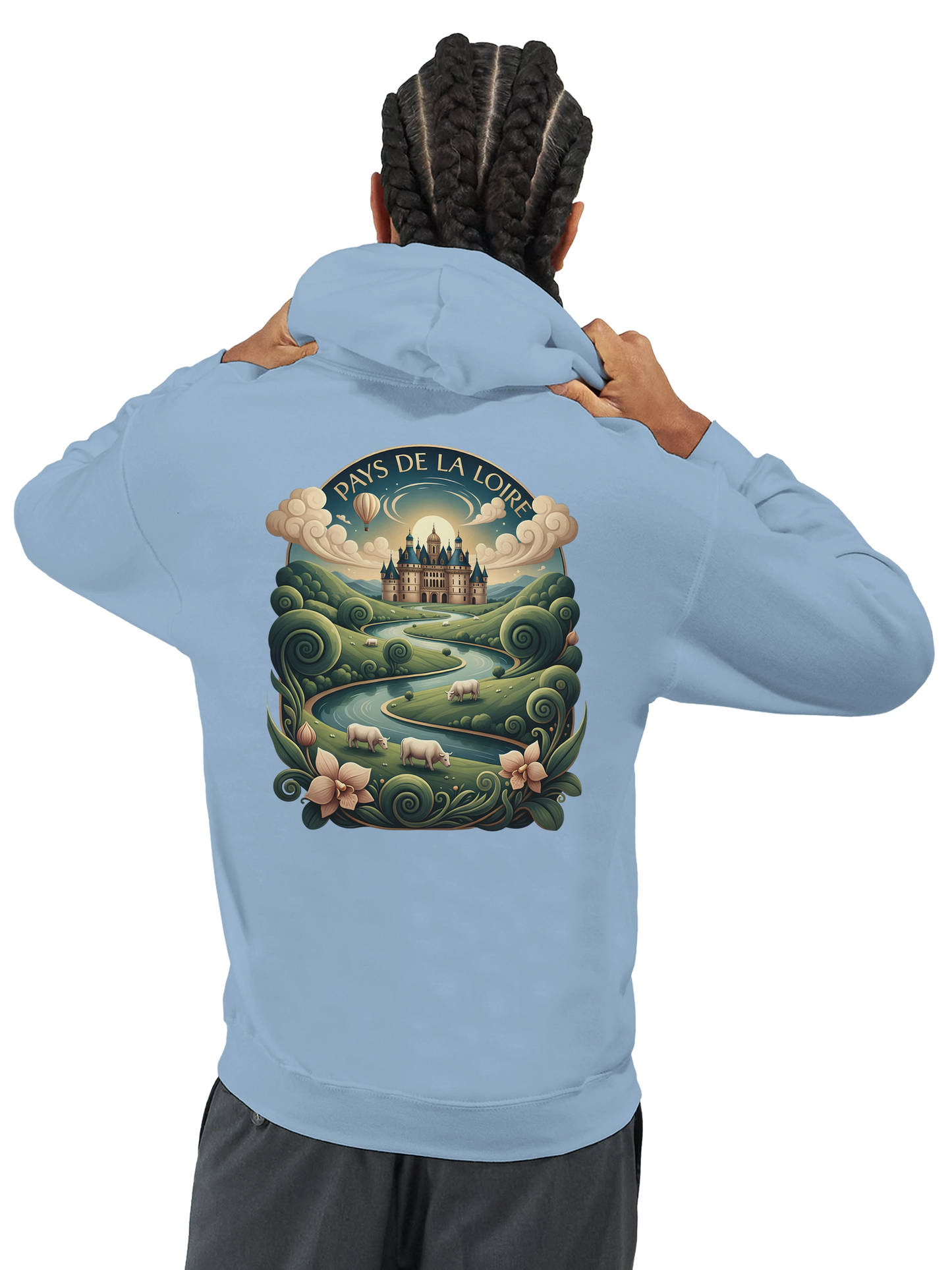 Sweat à capuche unisexe Pays de la Loire - Confort Premium