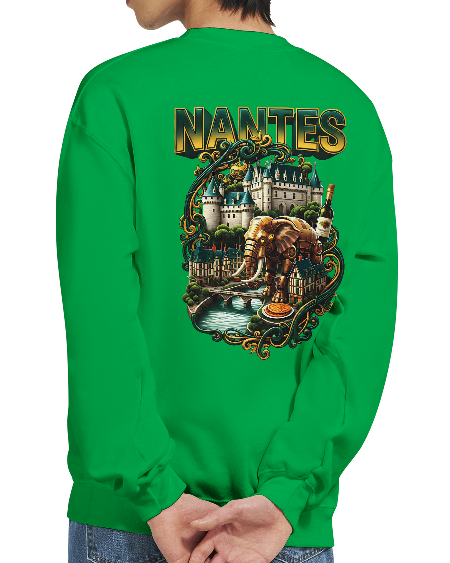 Sweat-shirt unisexe Nantes – Confort premium et style décontracté