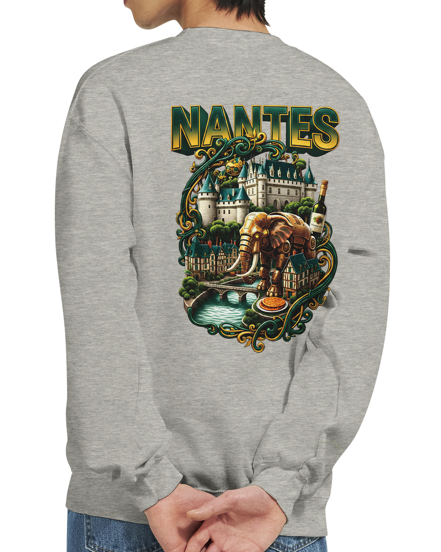 Sweat-shirt unisexe Nantes – Confort premium et style décontracté