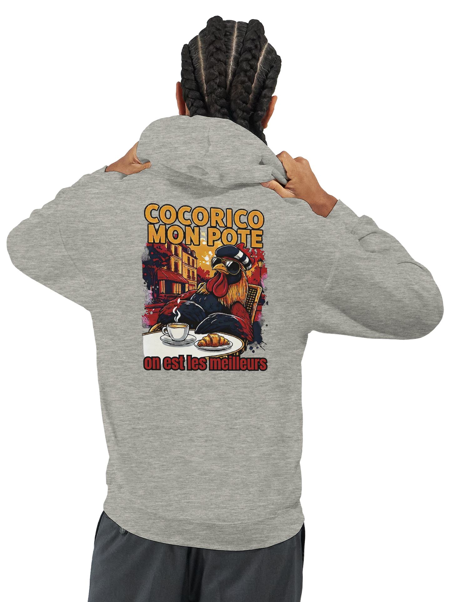 Sweat à Capuche homme on est les meilleurs