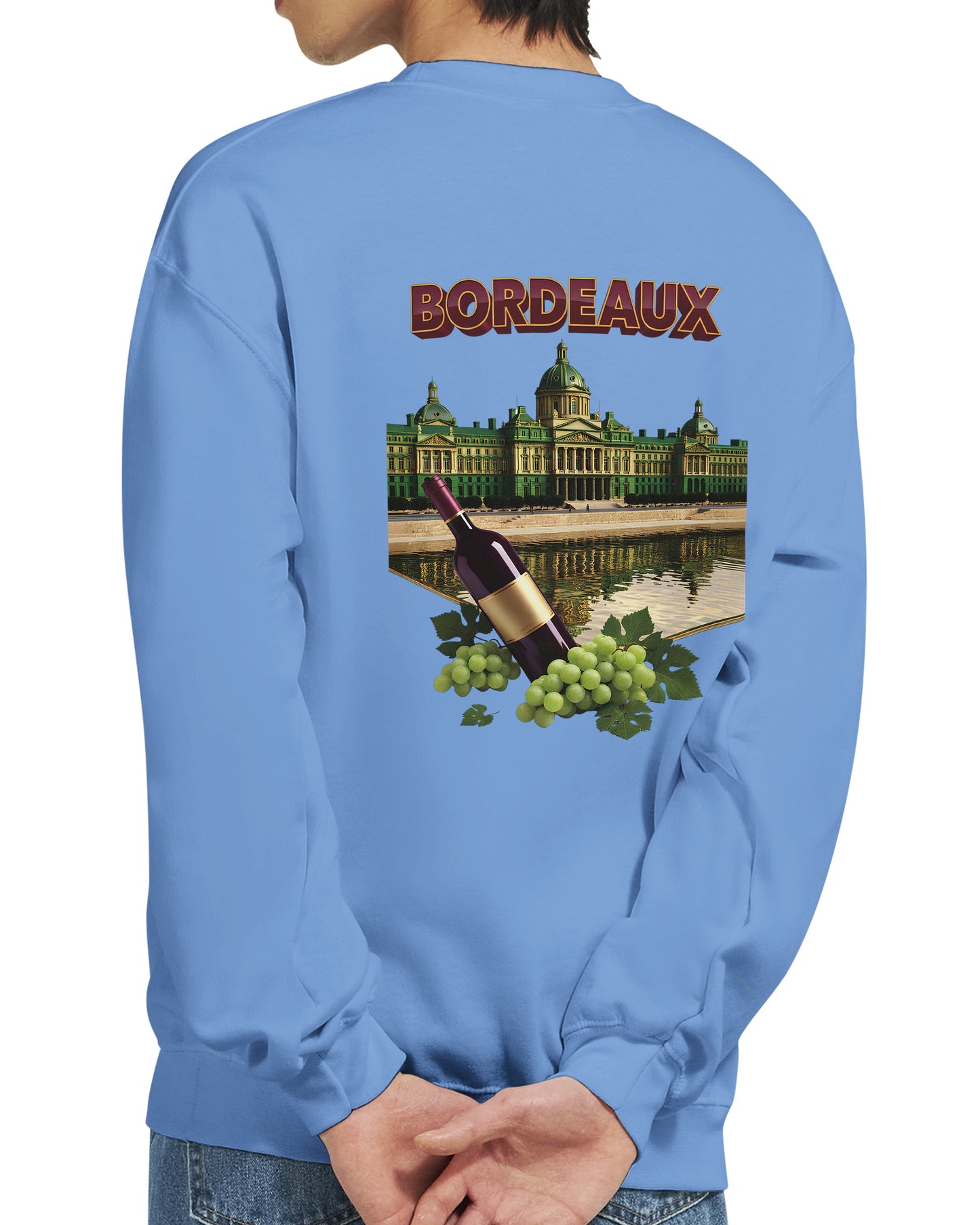 Sweat-shirt Unisexe Bordeaux Ville de France – Classique et Confortable
