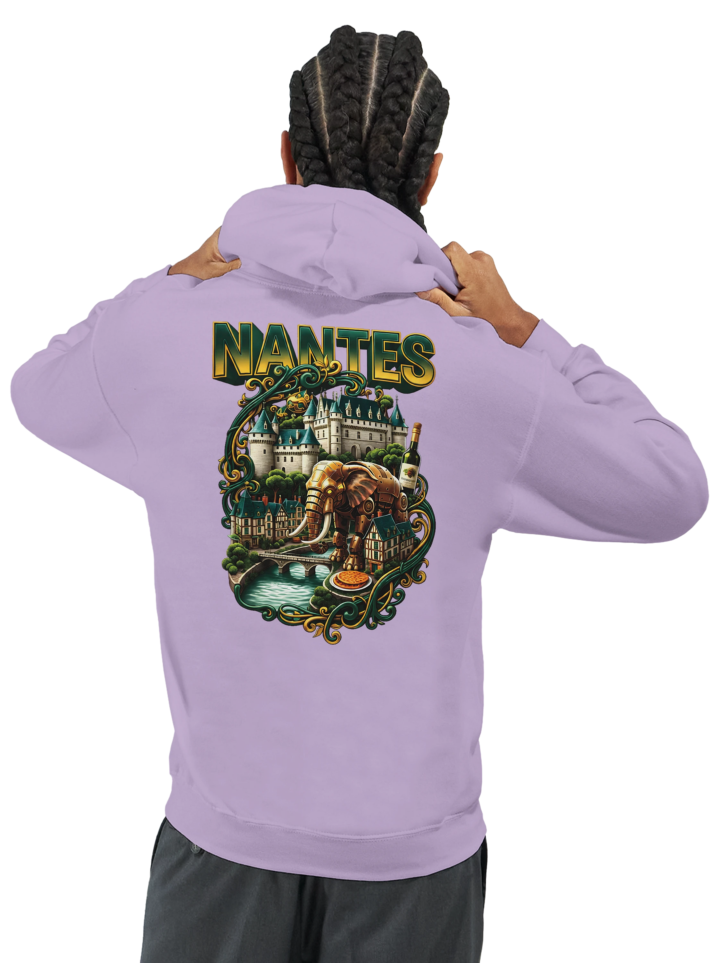 Sweat à capuche unisexe Nantes – Confort premium et style urbain
