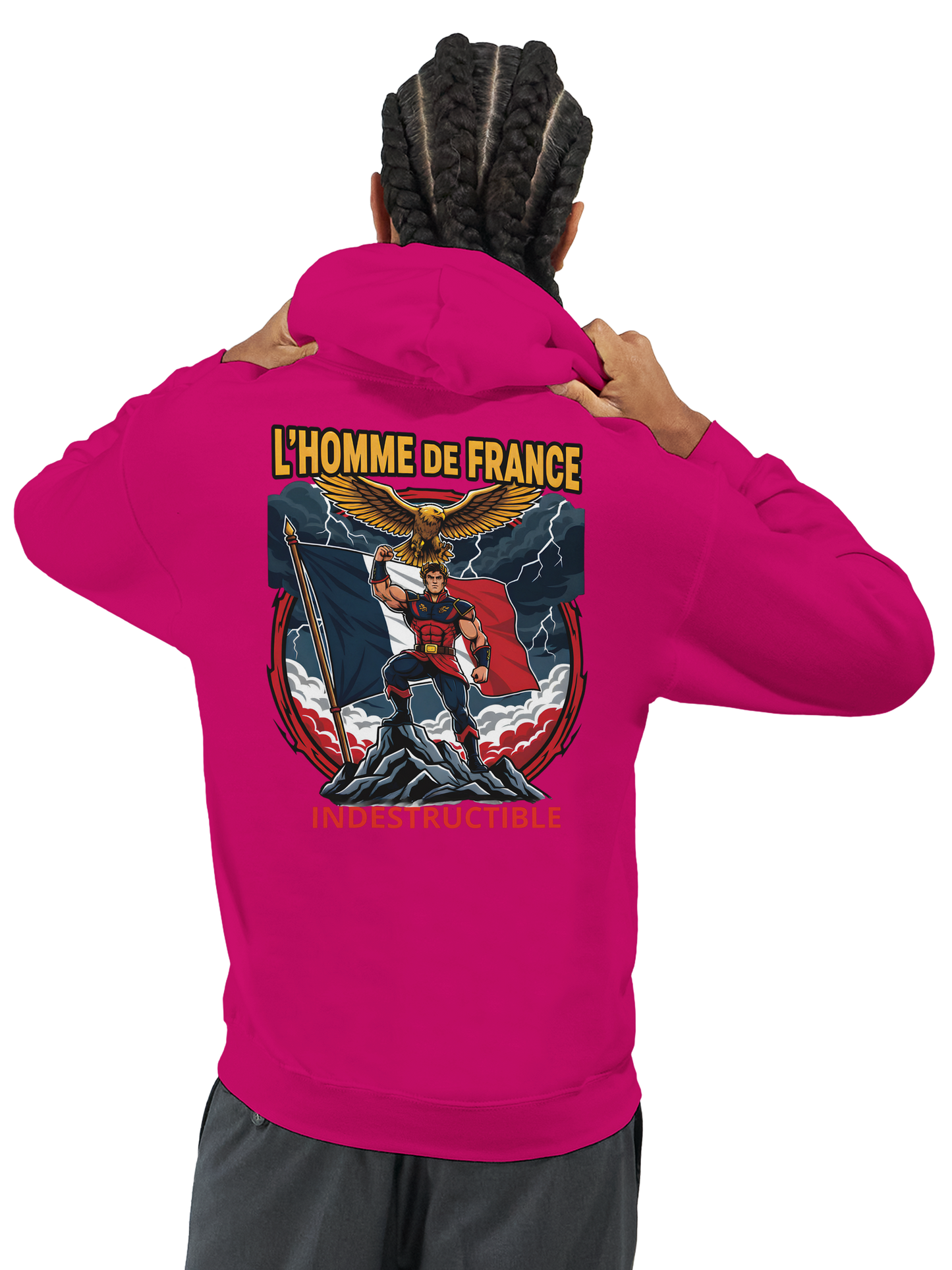 Sweat à Capuche Homme homme de France - Design France - Confort Premium