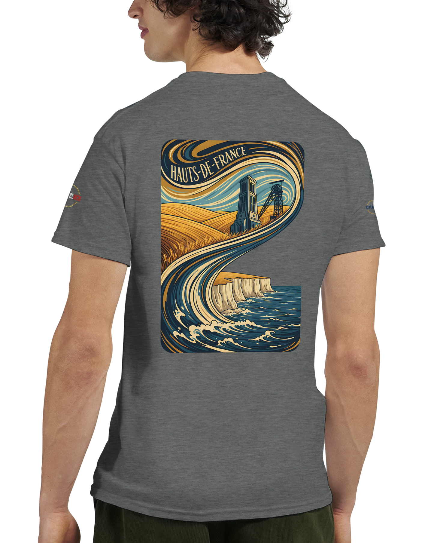 T-shirt Unisexe Haut de France - Coton Épais Premium
