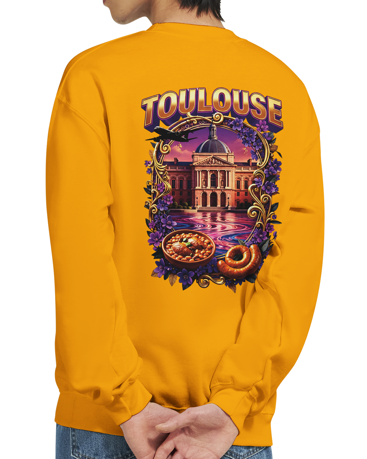 Sweat-shirt Unisexe Toulouse – Design Ville de France