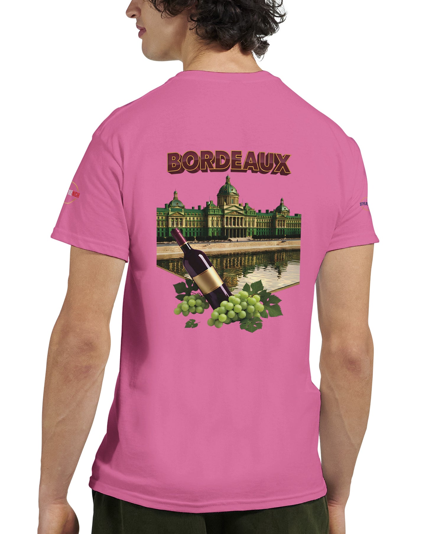 T-shirt Unisexe Bordeaux Ville de France – Coton Épais Premium