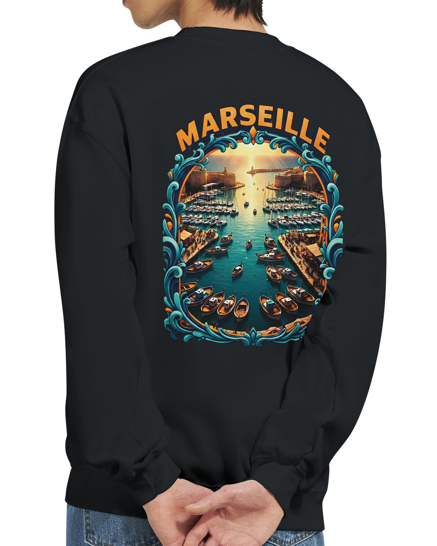 Sweat-shirt Unisexe Marseille - Confort Premium et Style Urbain