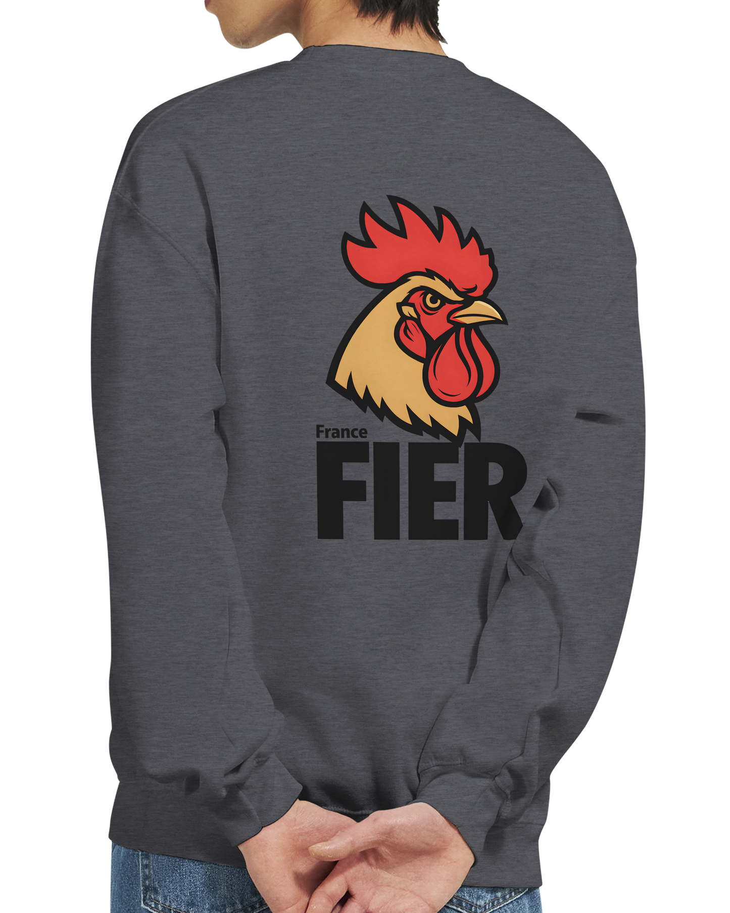 Sweat-shirt Homme France Fier - Coupe Classique et Confort Premium