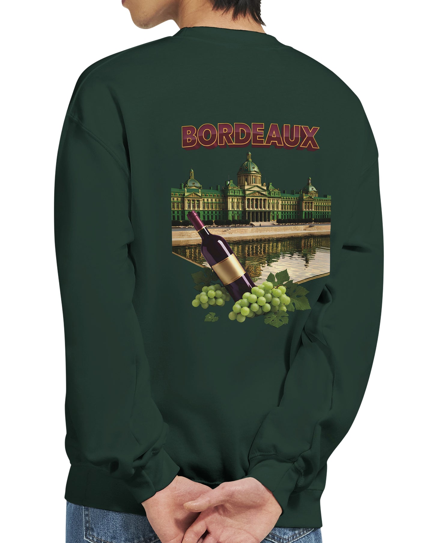 Sweat-shirt Unisexe Bordeaux Ville de France – Classique et Confortable