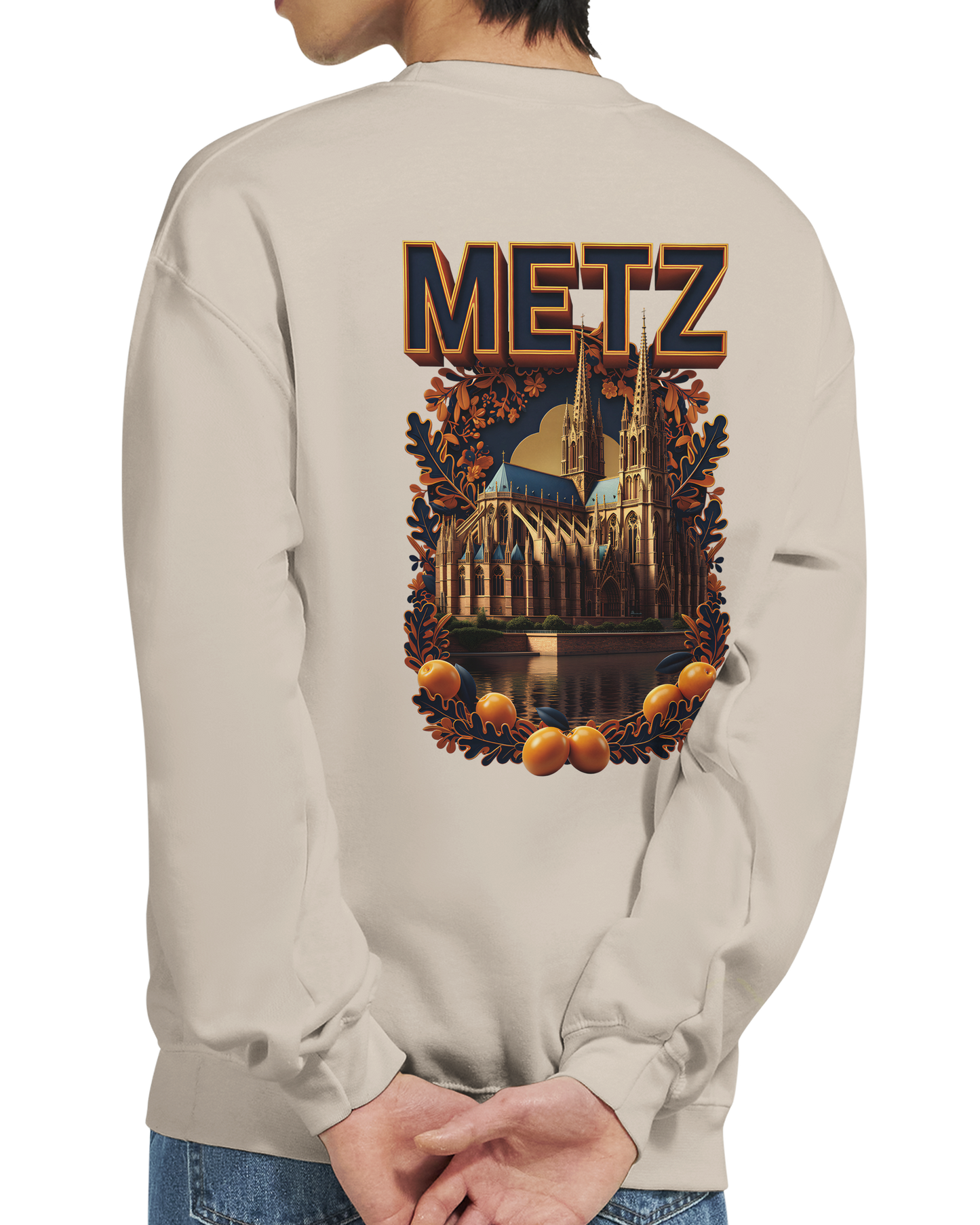 Sweat-shirt unisexe Metz – Coupe classique et confort premium