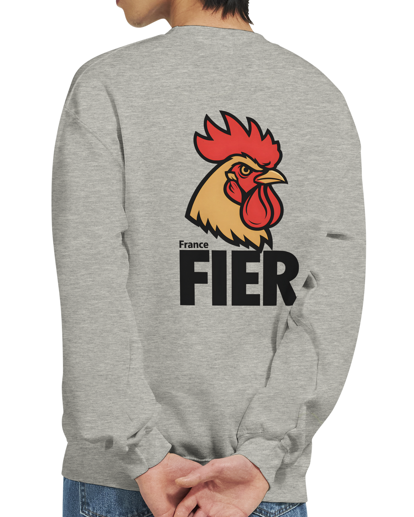Sweat-shirt Homme France Fier - Coupe Classique et Confort Premium