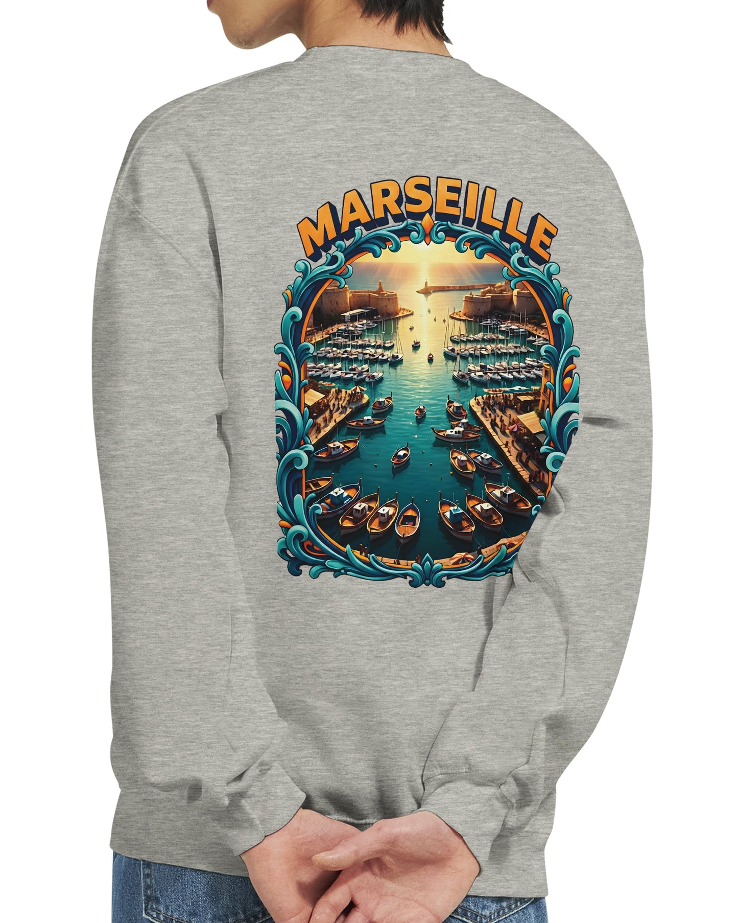 Sweat-shirt Unisexe Marseille - Confort Premium et Style Urbain