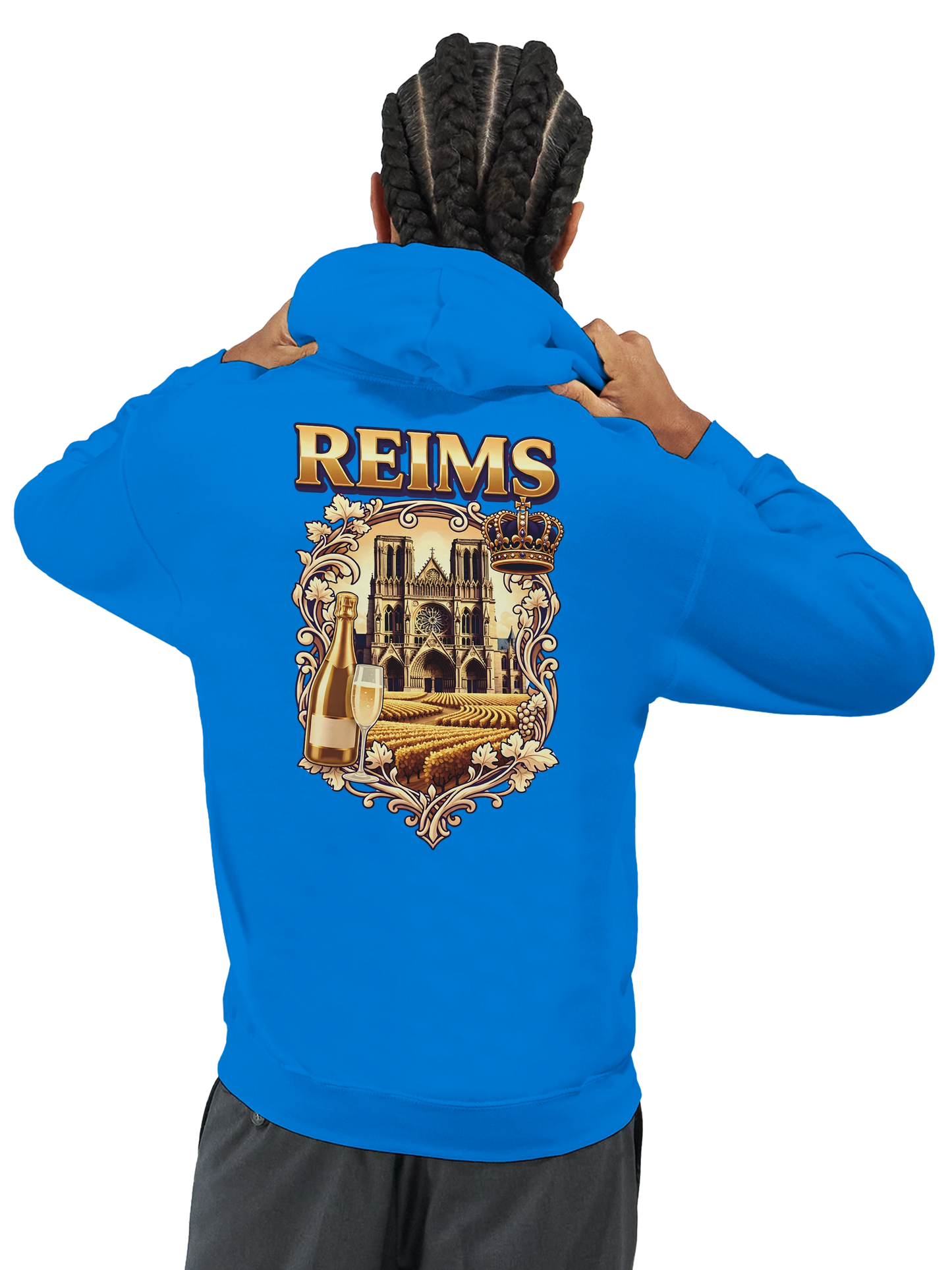 Sweat à capuche unisexe Reims - Confort premium avec conseils d'entretien